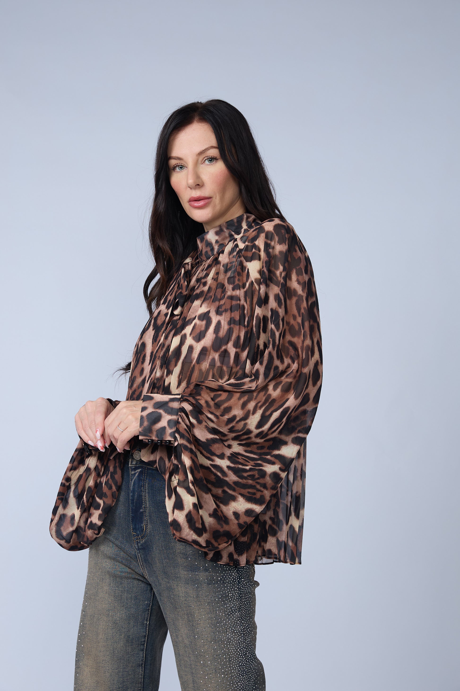 Blusa Estampada Animal Print