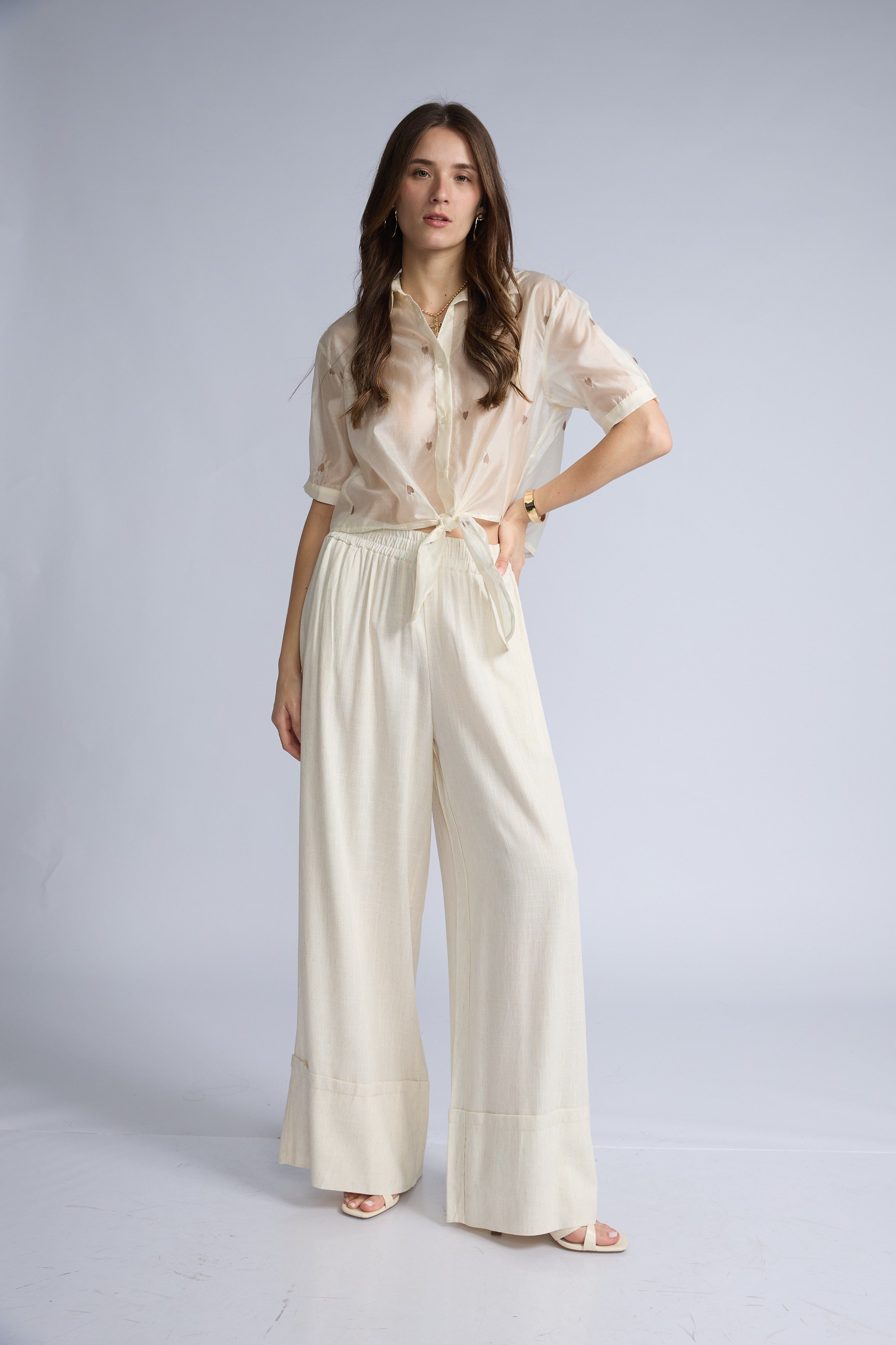 Blusa Transparente Corazones