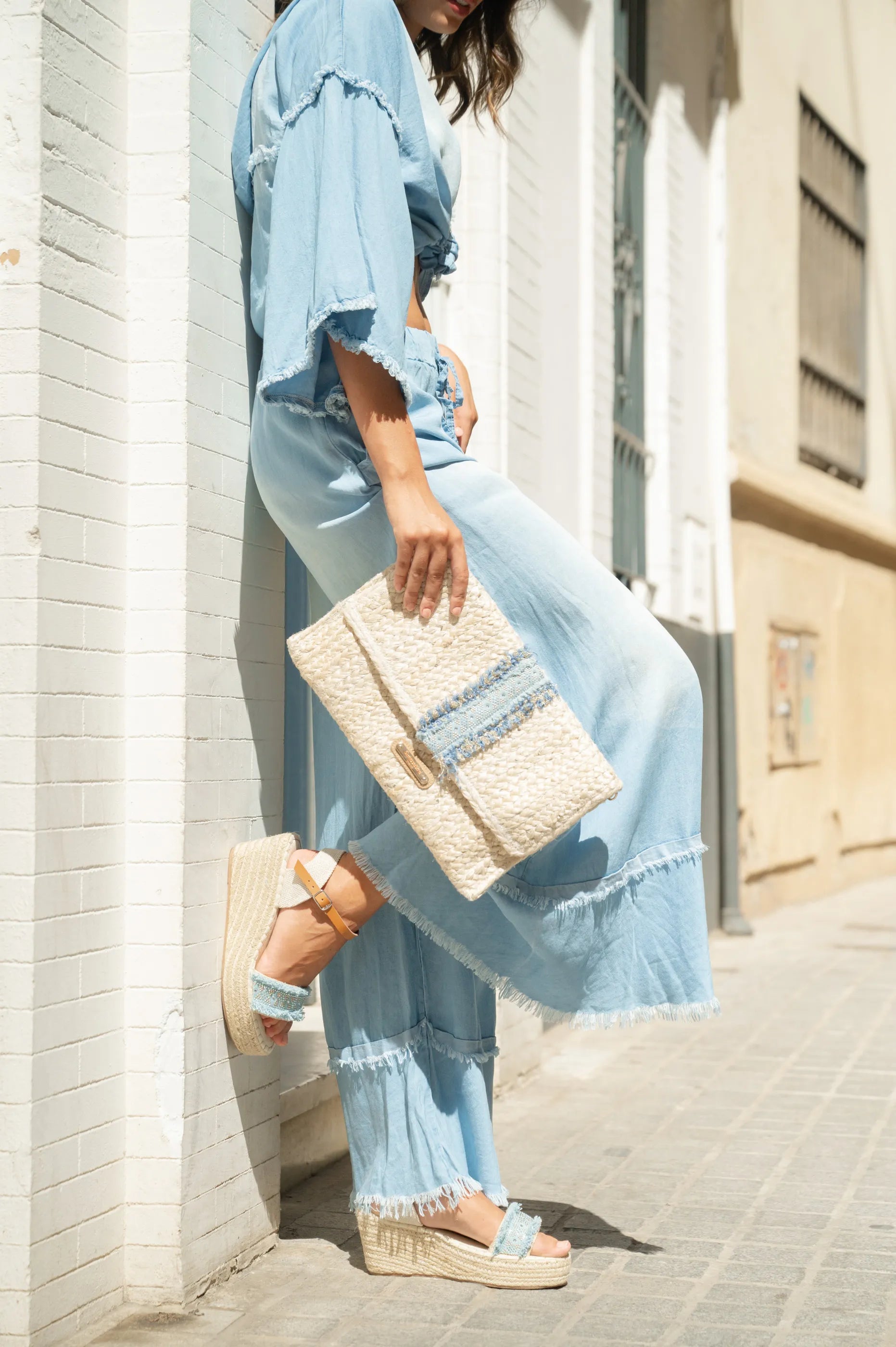 Pantalon Denim Basta Desflecada