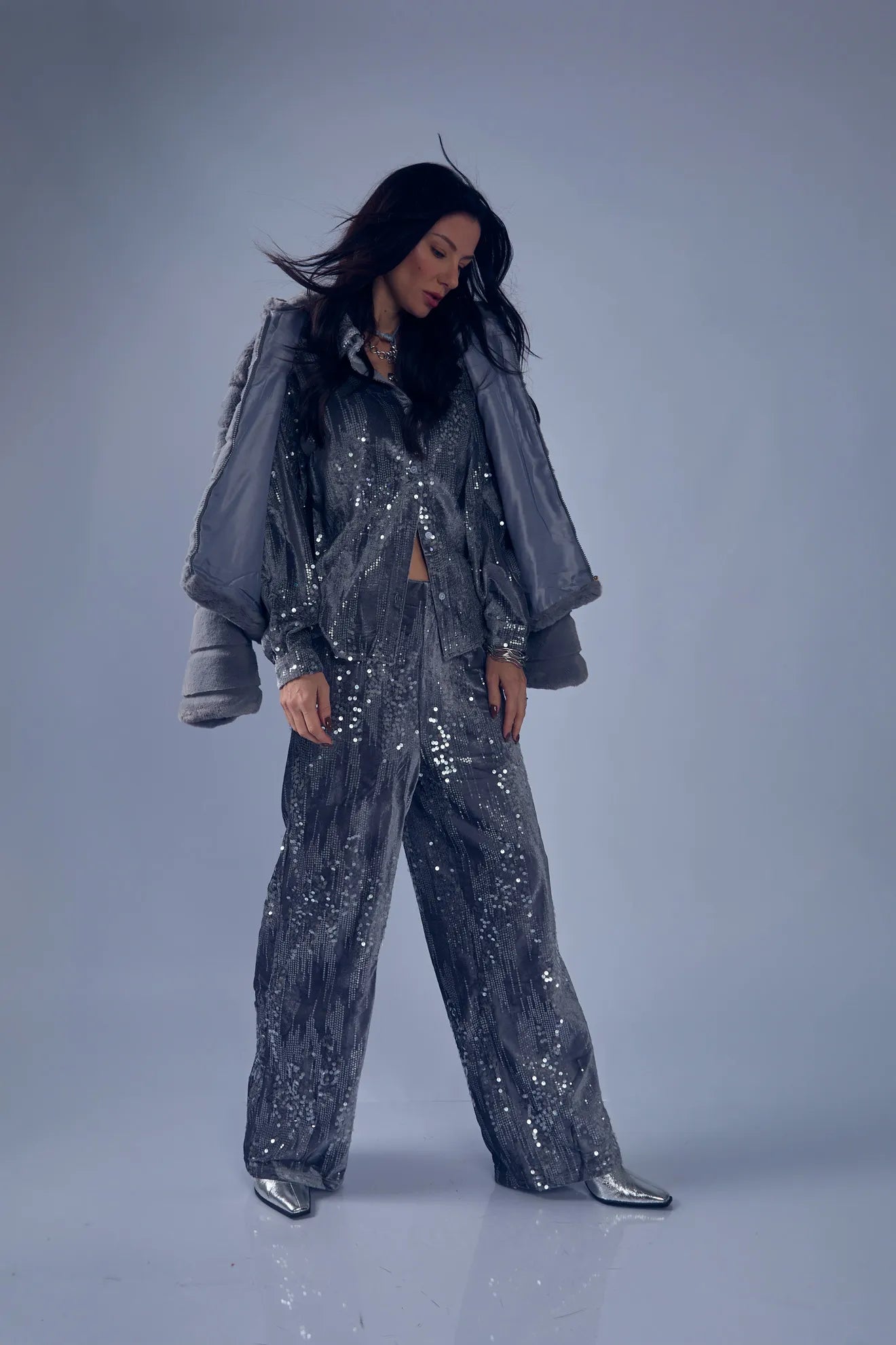 Pantalon Terciopelo Lentejuelas