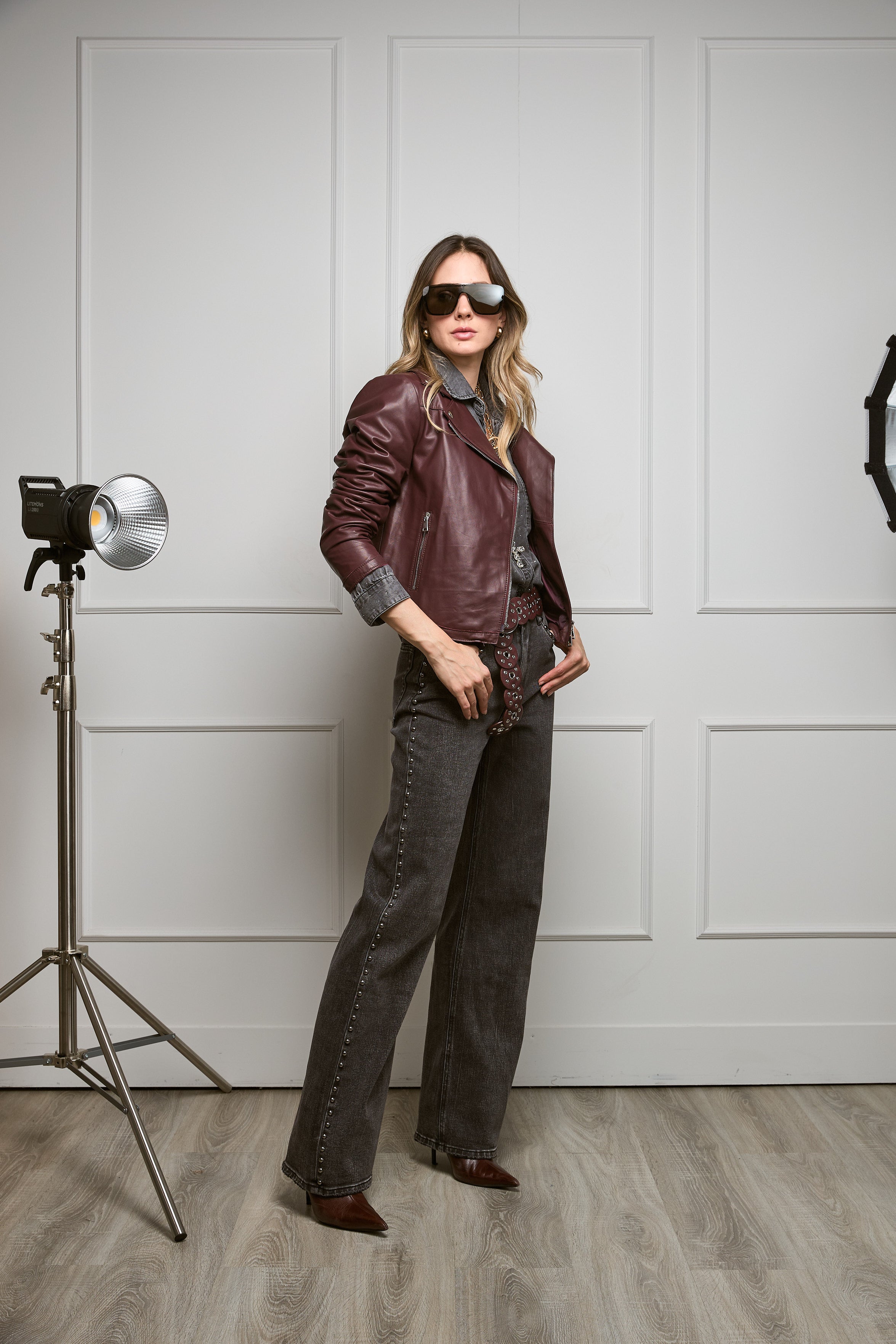 Casaca Biker Cuero