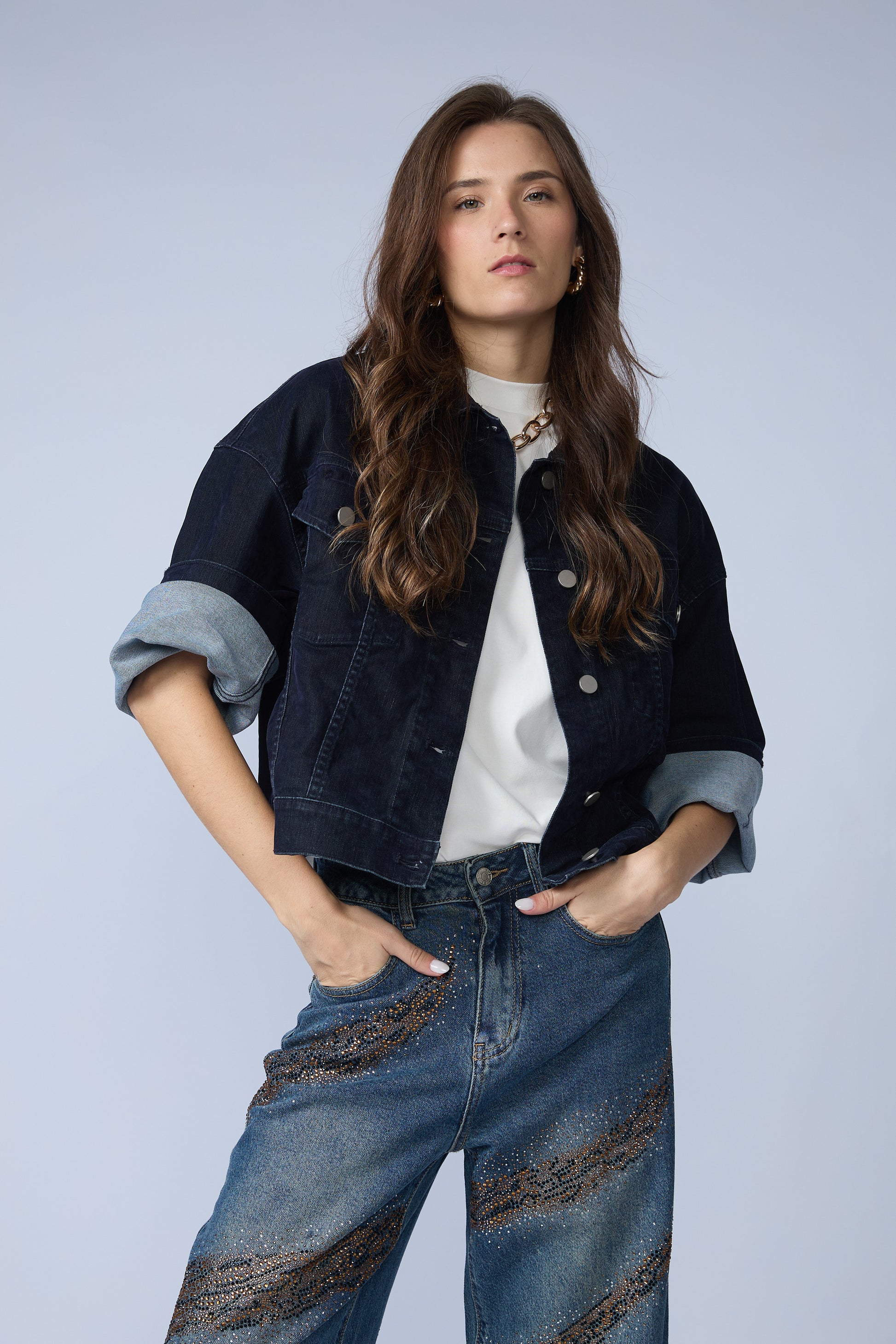 Casaca Denim Wash