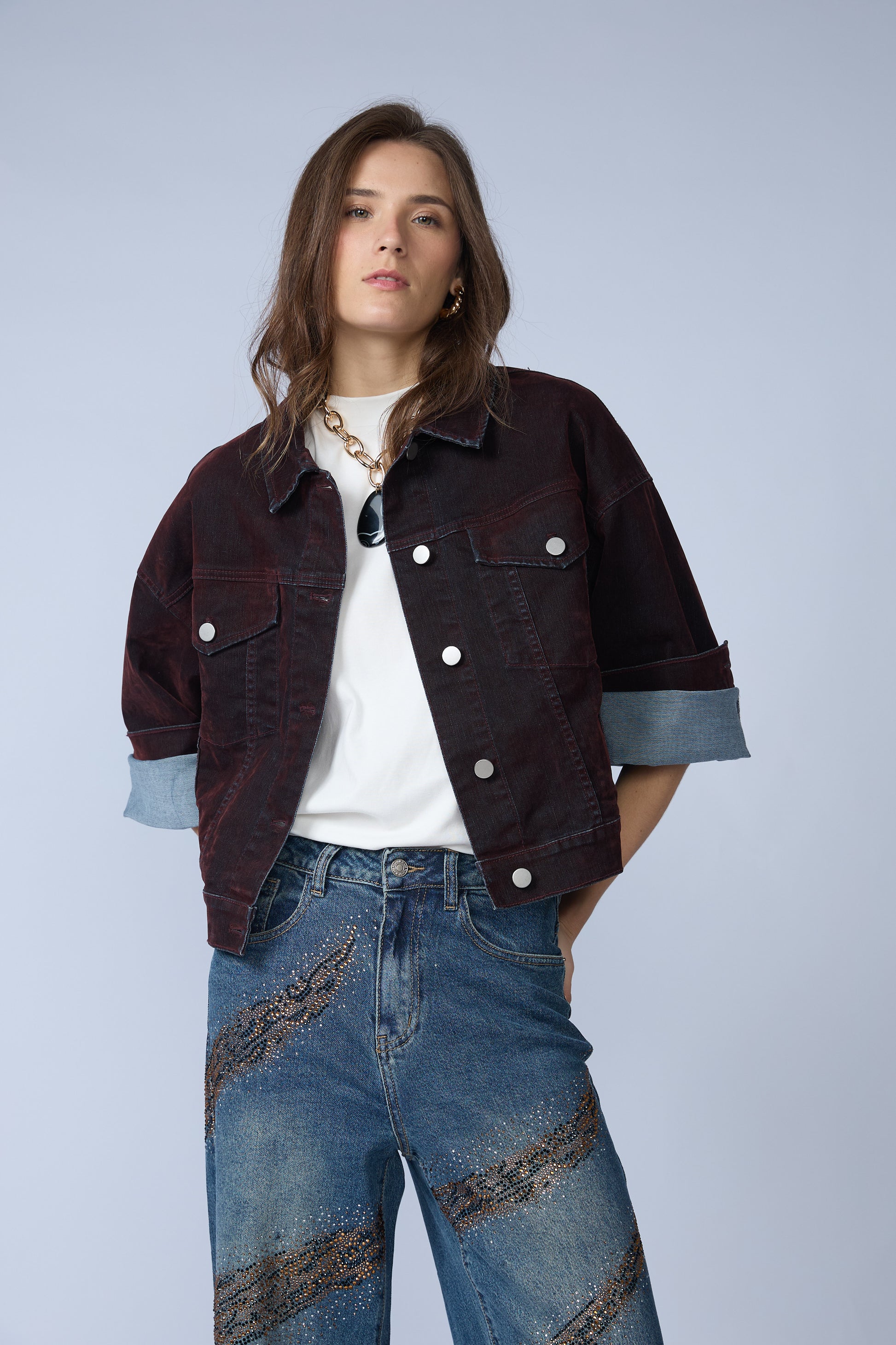 Casaca Denim Wash