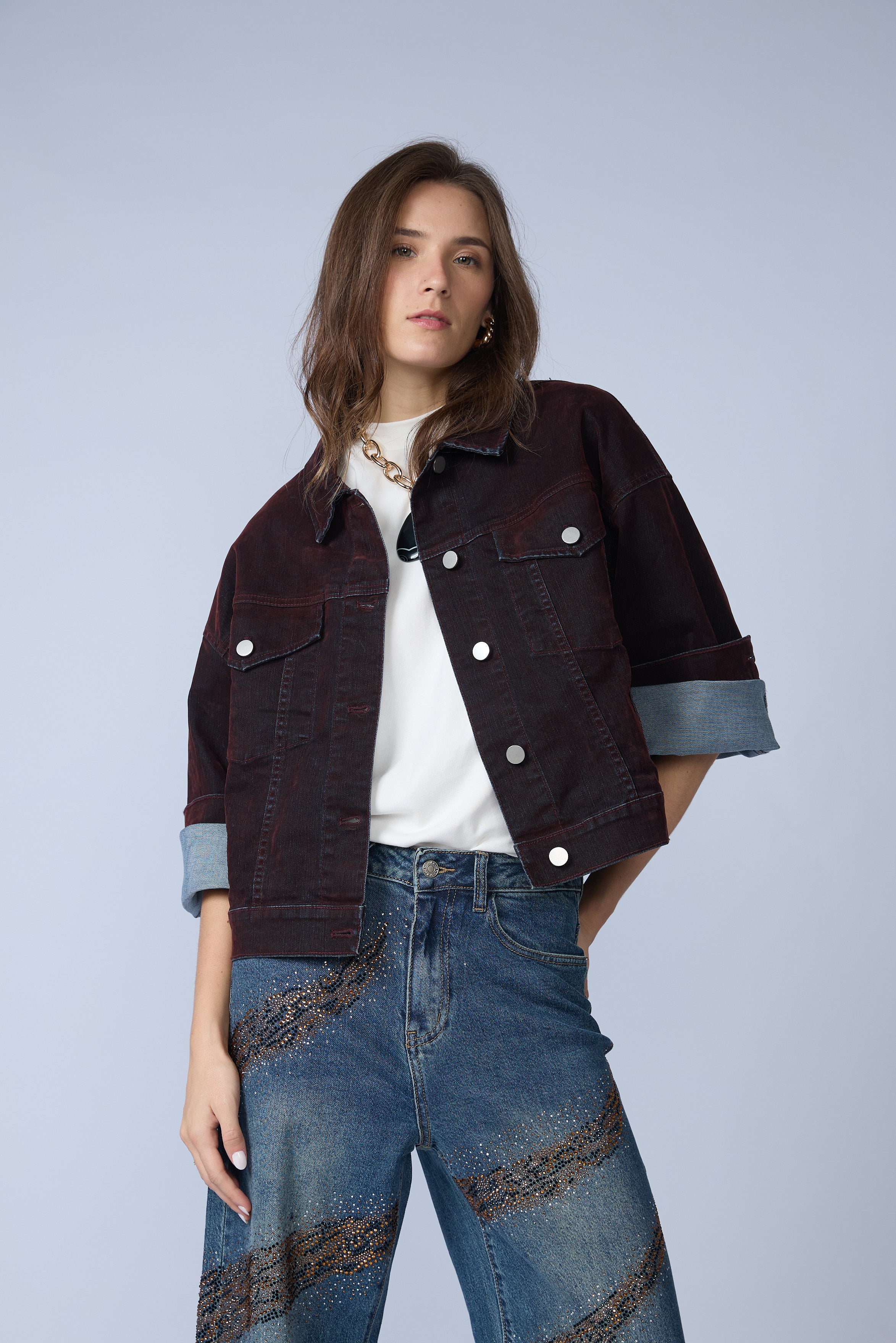 Casaca Denim Wash