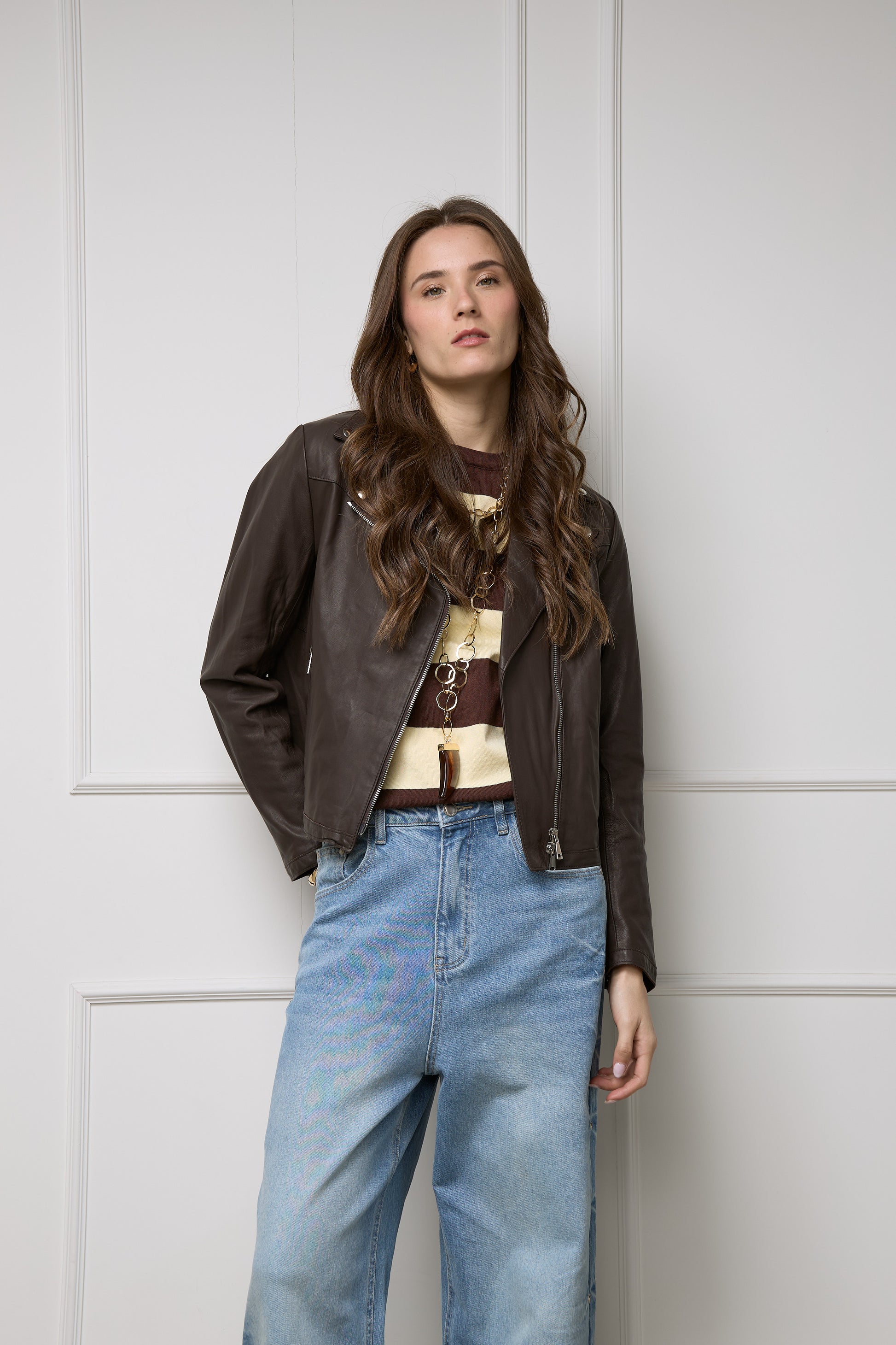 Casaca Biker Cuero
