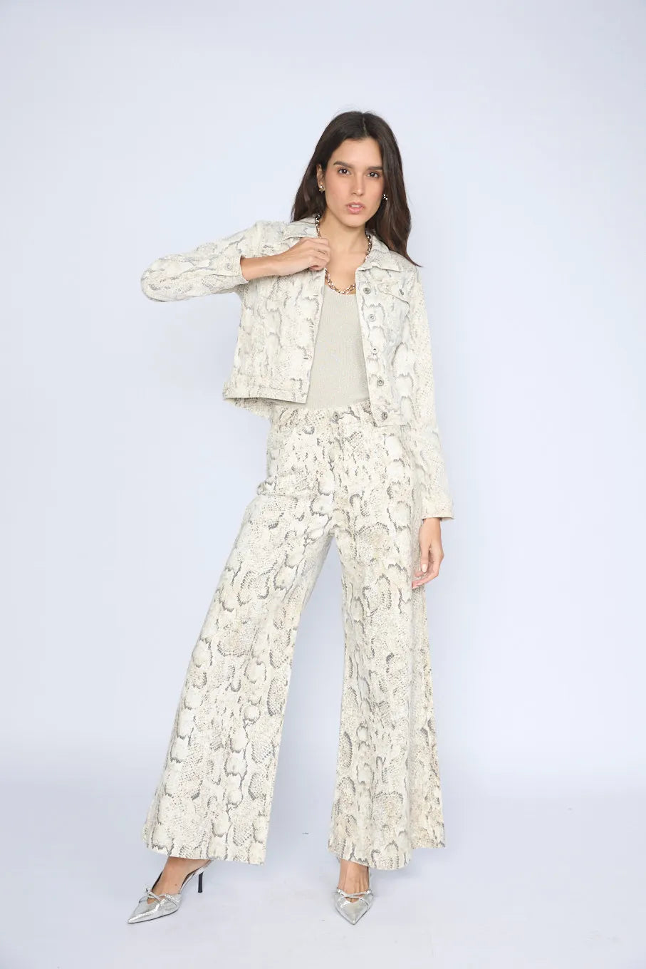Casaca Denim Pitón