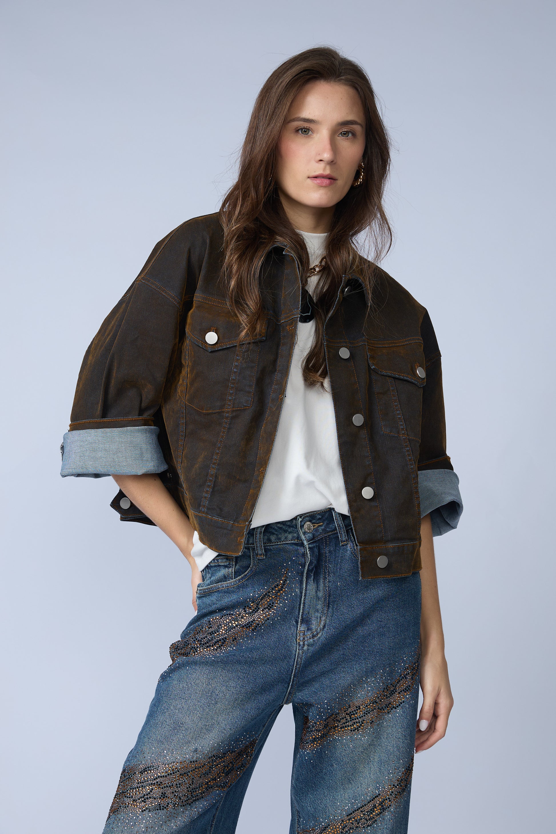 Casaca Denim Wash
