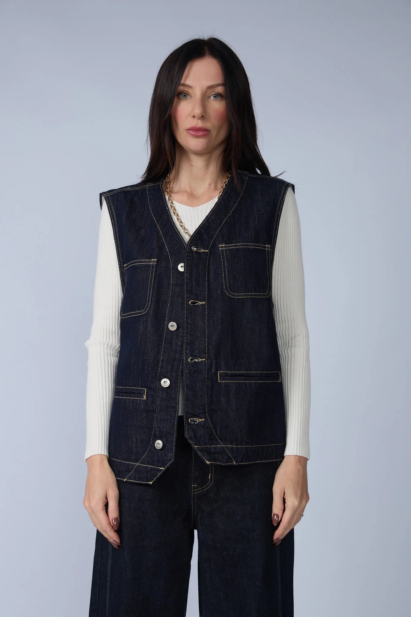 Chaleco Denim
