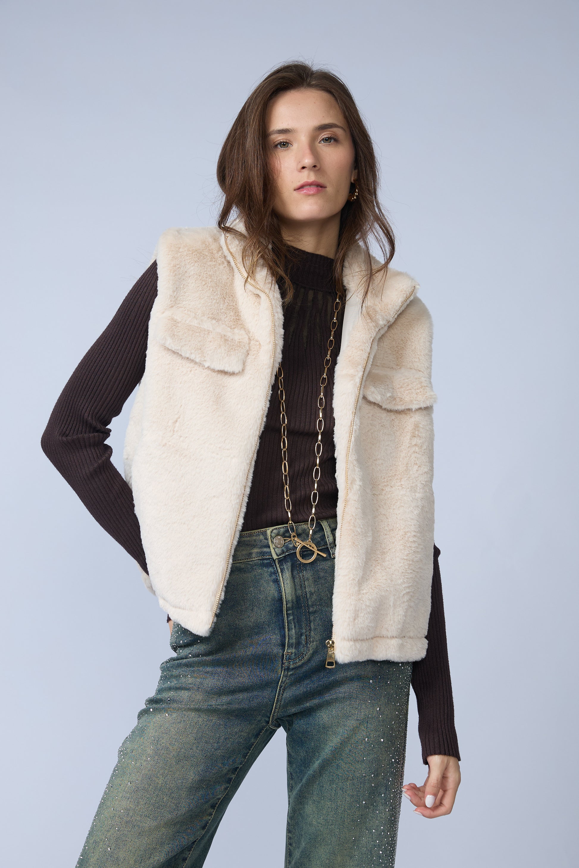 Chaleco Fur Alto