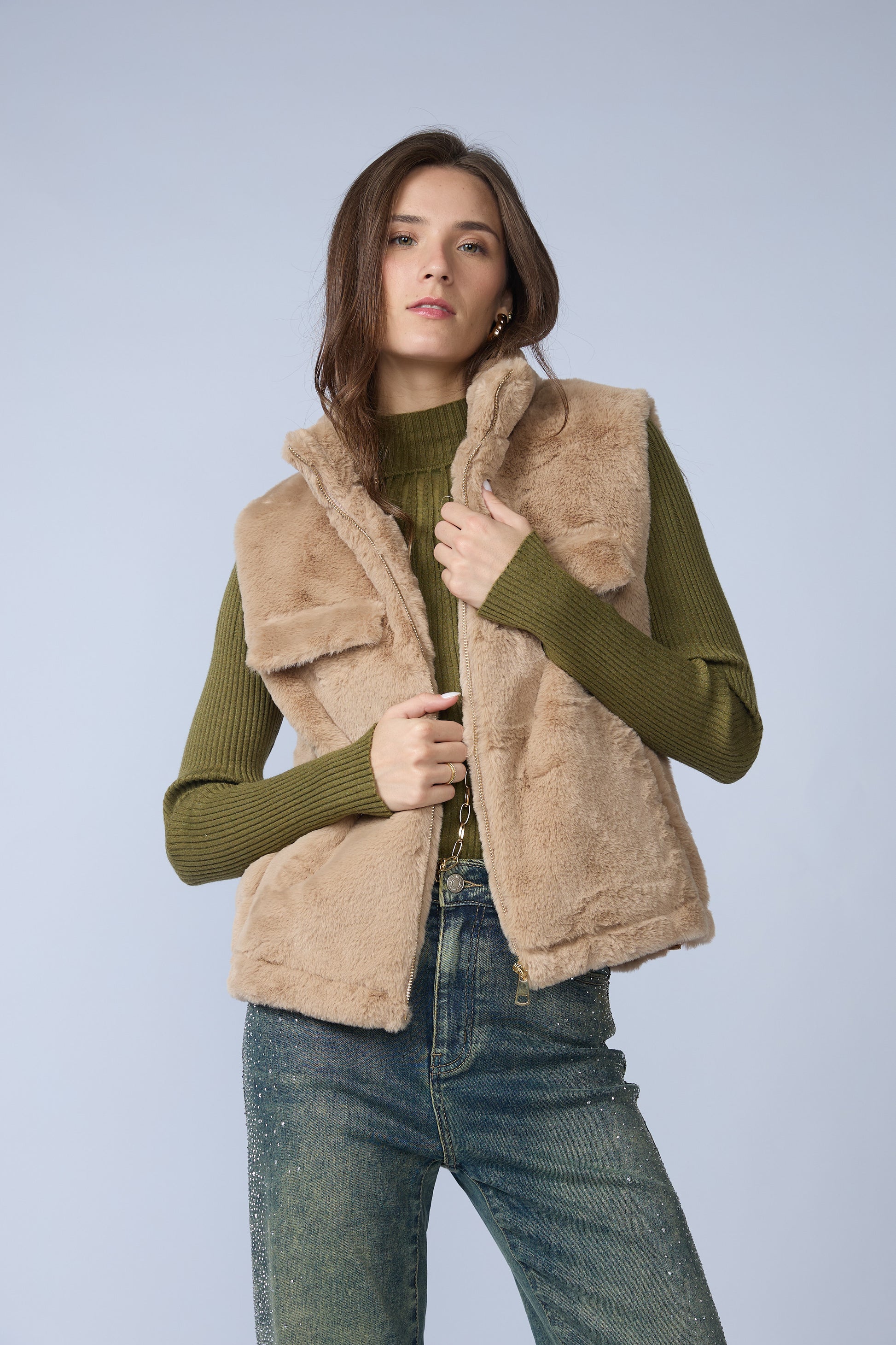 Chaleco Fur Alto