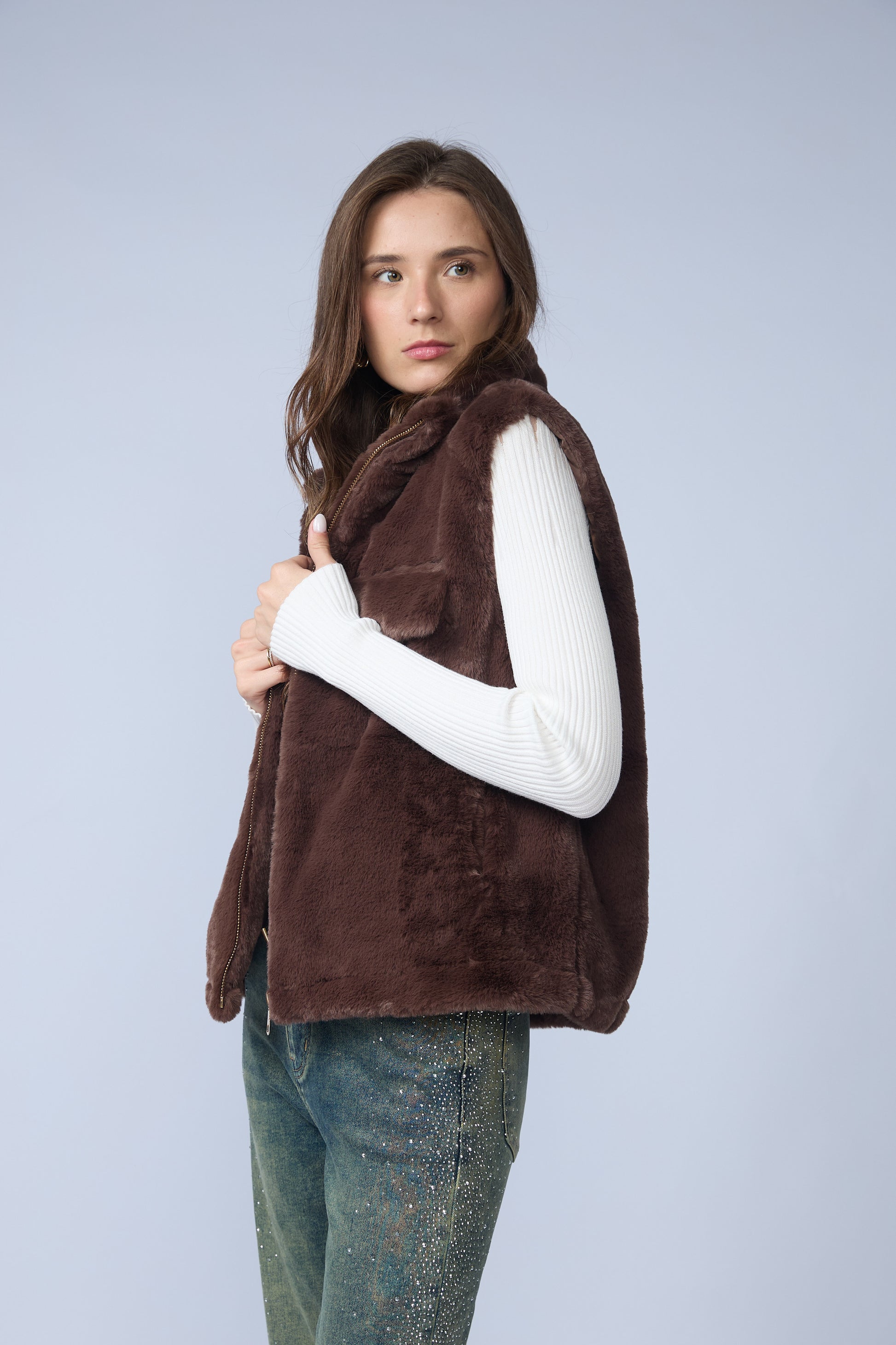 Chaleco Fur Alto