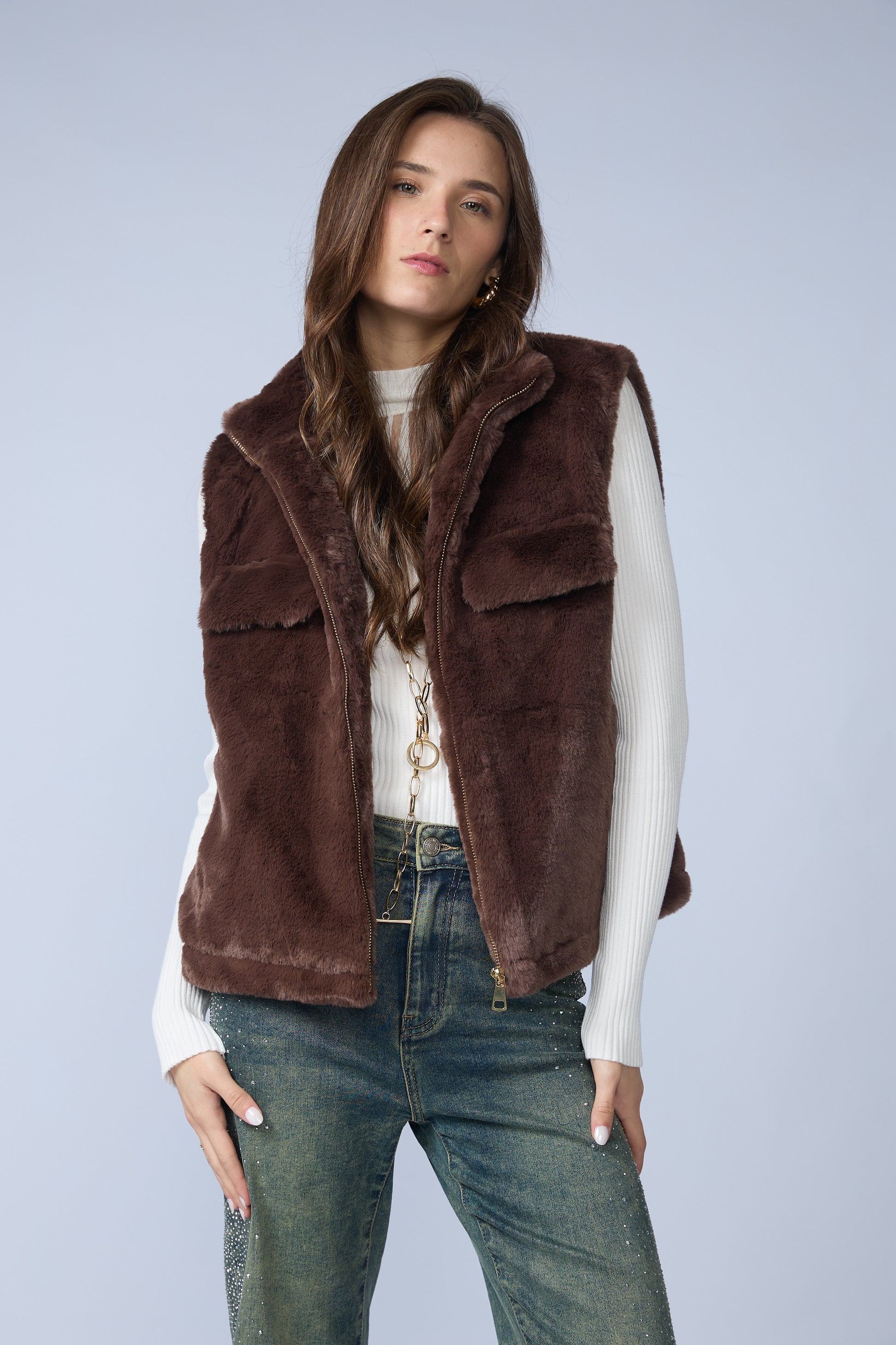 Chaleco Fur Alto