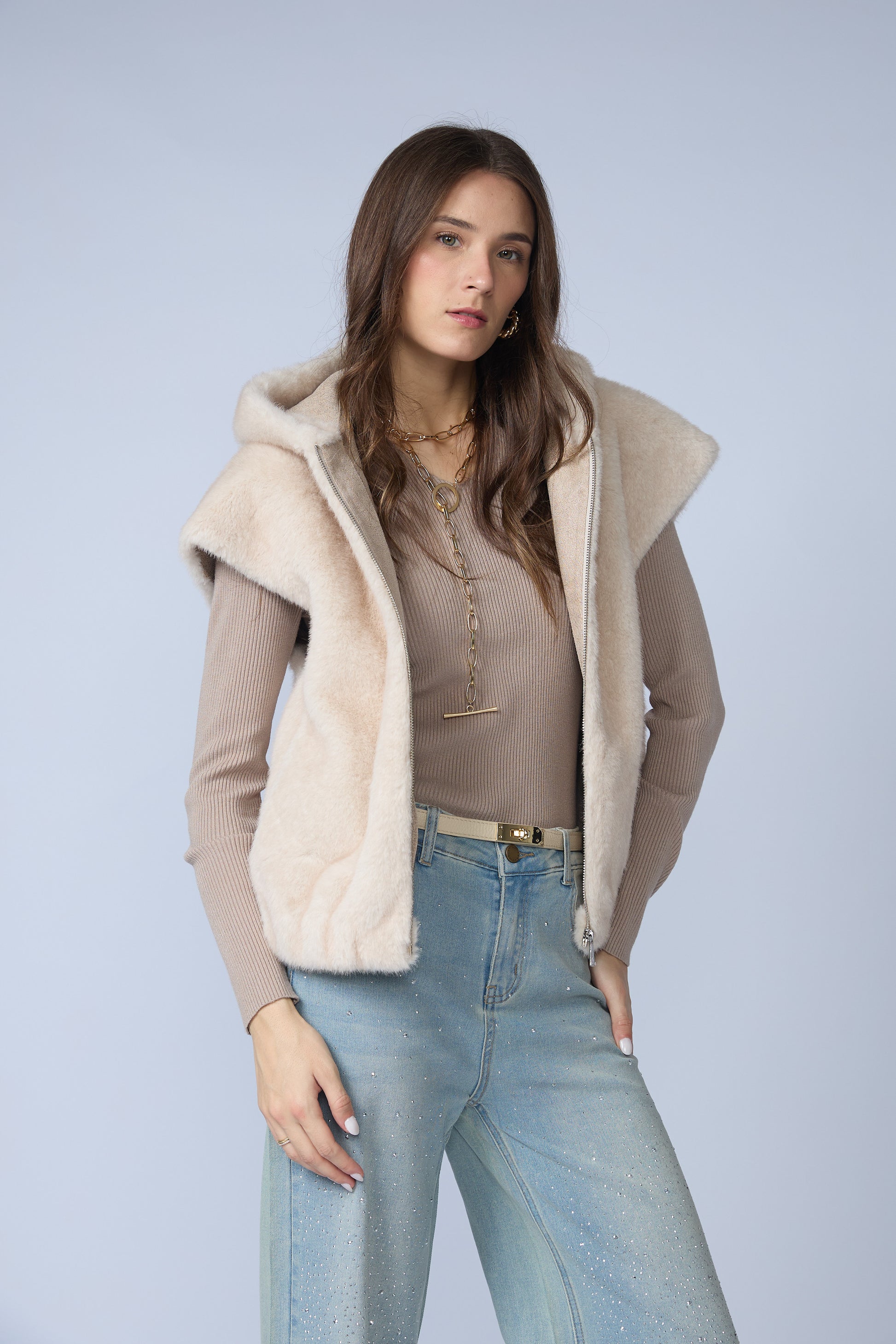 Chaleco Fur Pelos