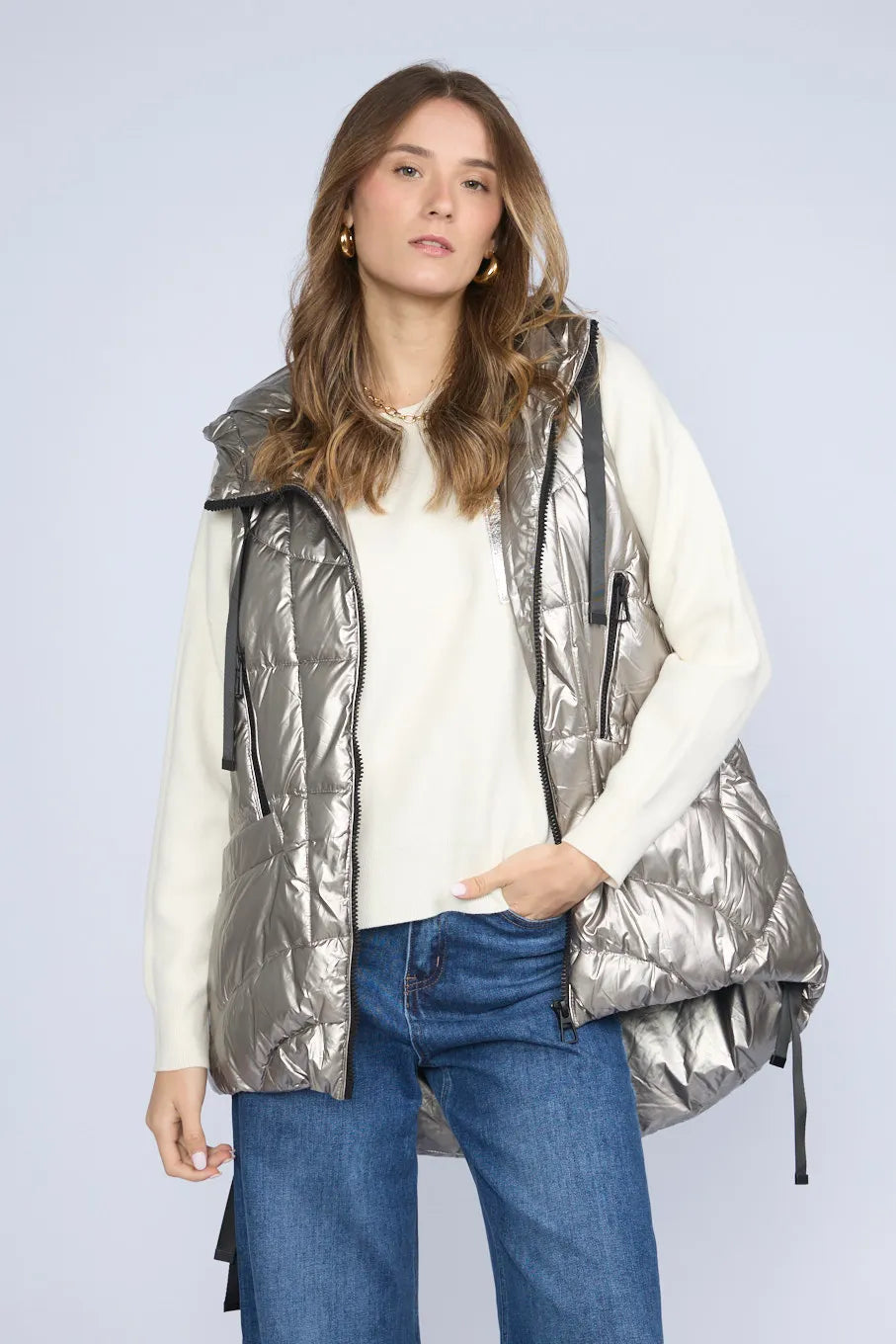 Chaleco Largo Puffer