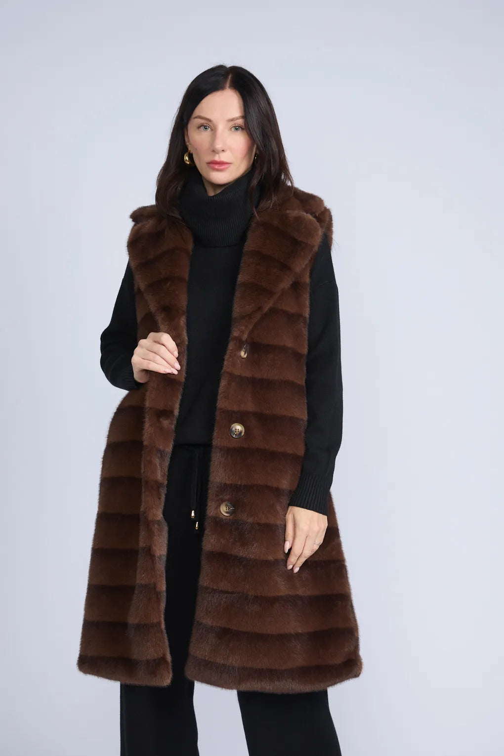 Chaleco Largo Fur