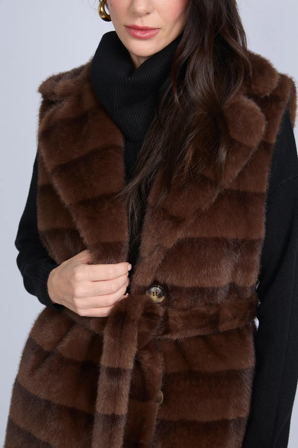 Chaleco Largo Fur