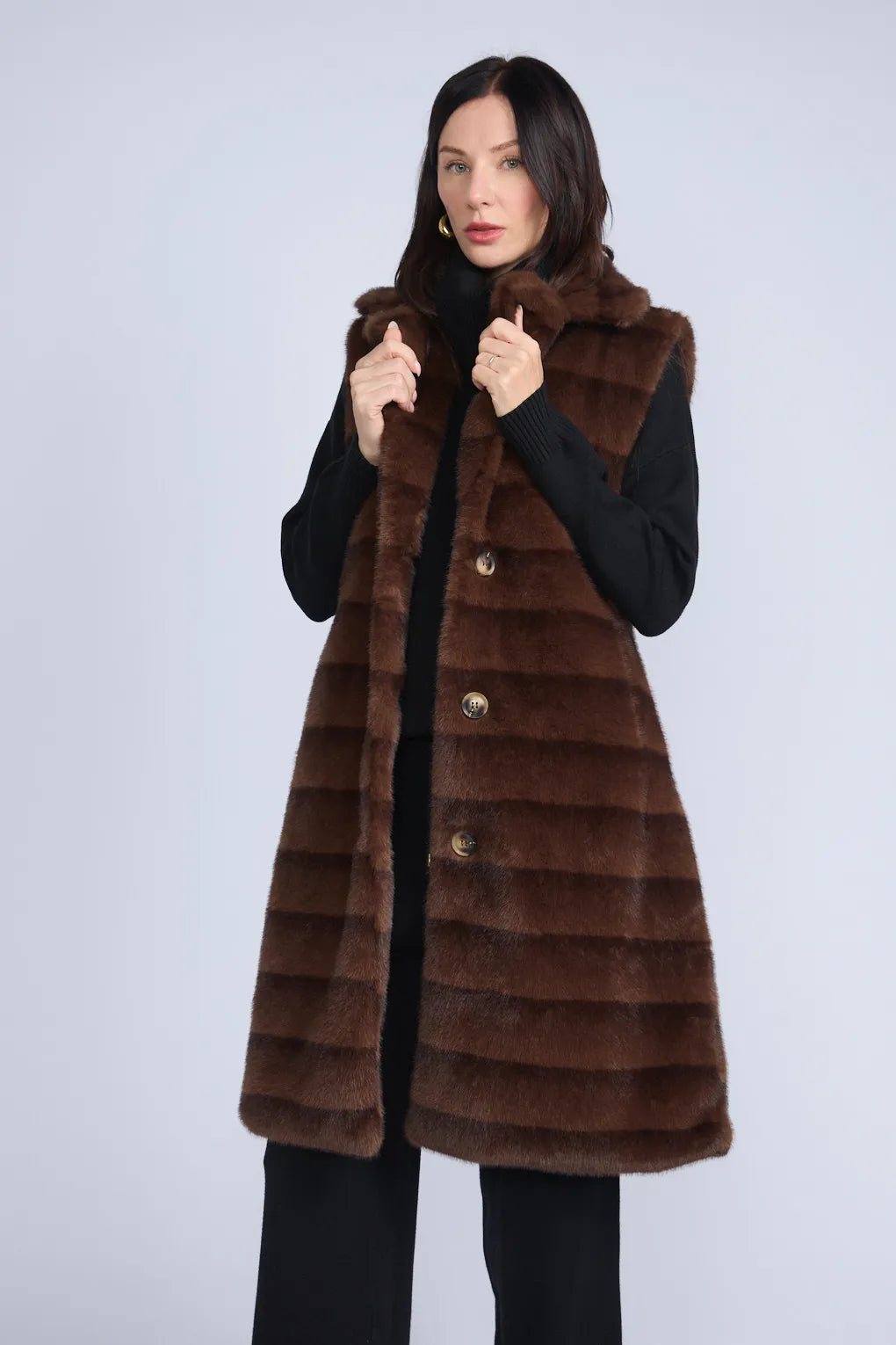 Chaleco Largo Fur