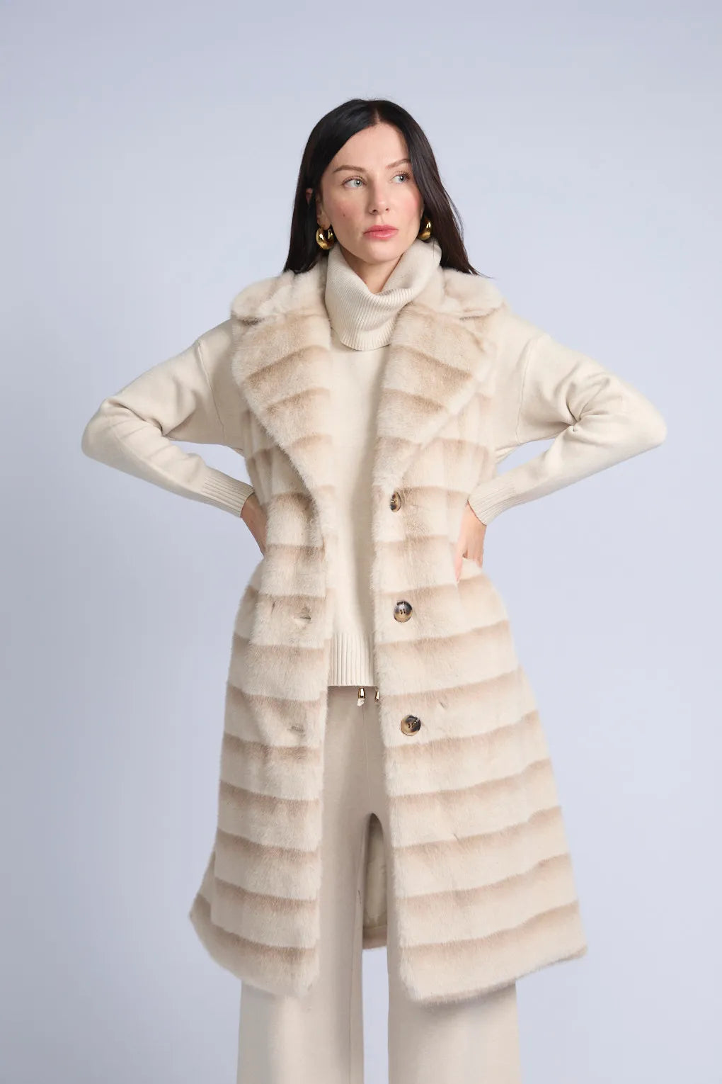 Chaleco Largo Fur