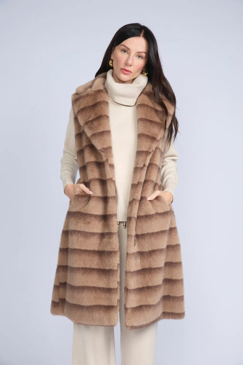 Chaleco Largo Fur