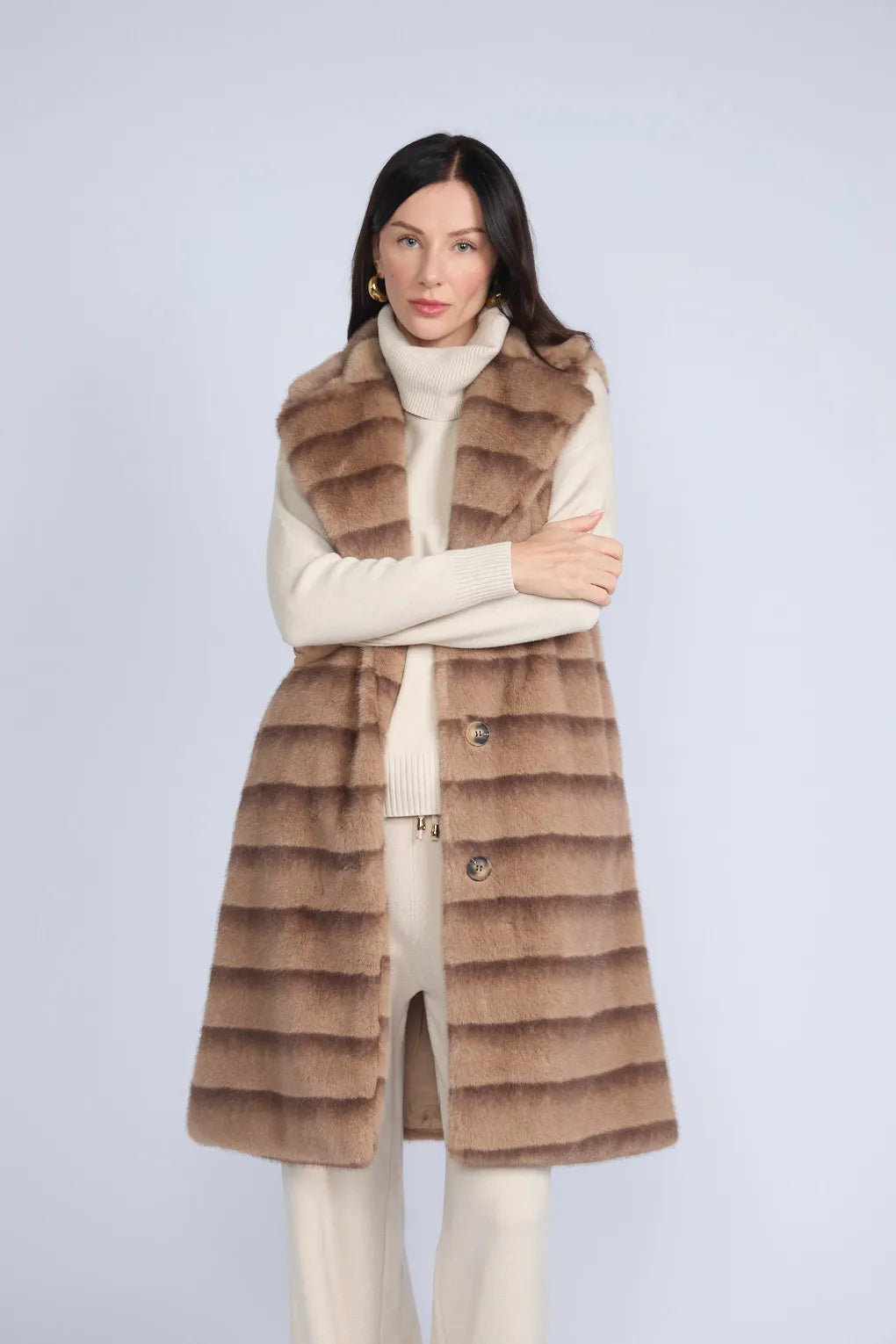 Chaleco Largo Fur