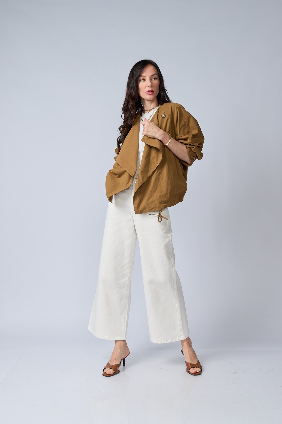 Chaqueta Boton Lateral