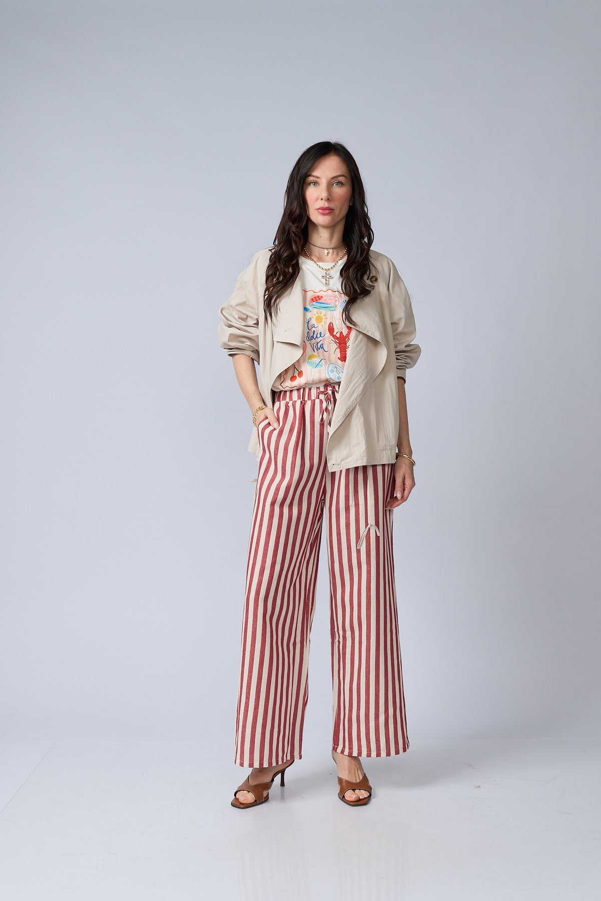 Chaqueta Boton Lateral