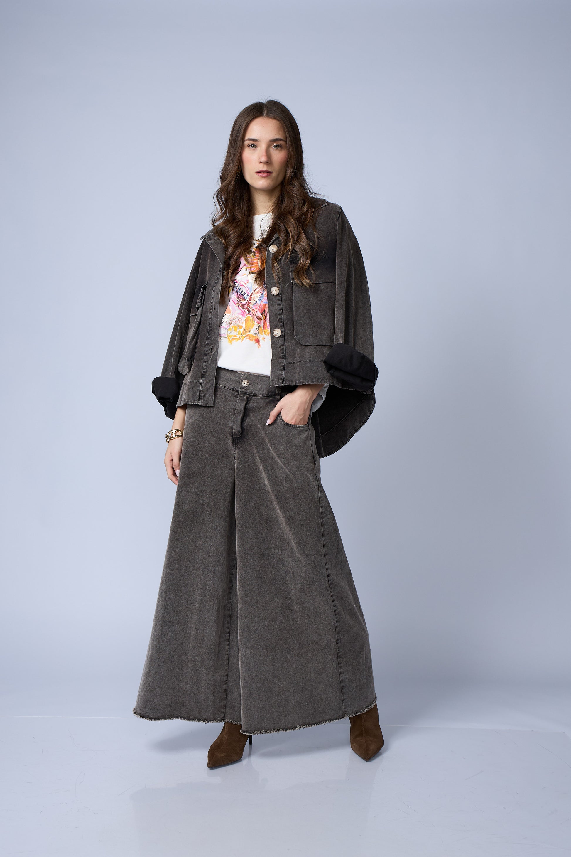 Chaqueta Denim Cargo