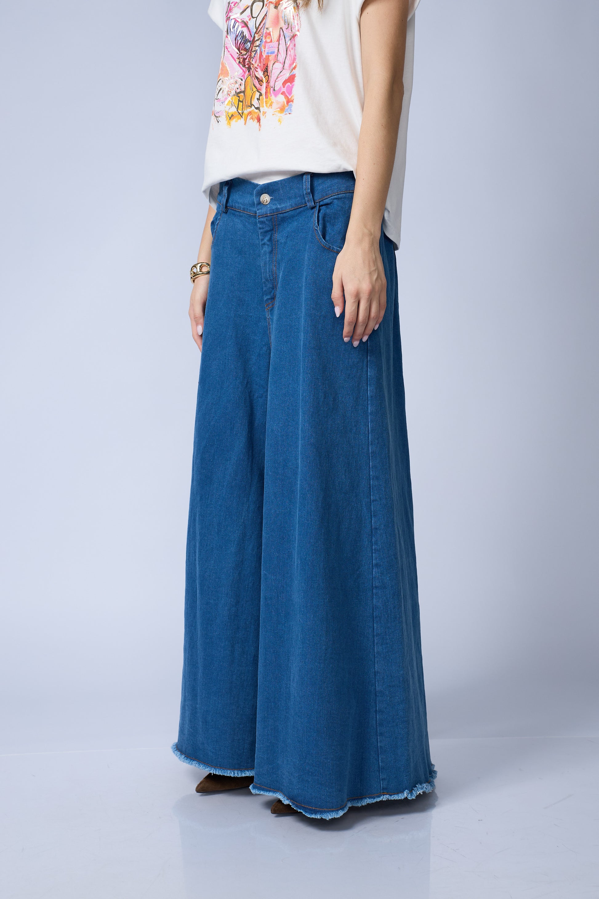 Palazzo Denim Basta Desflecada