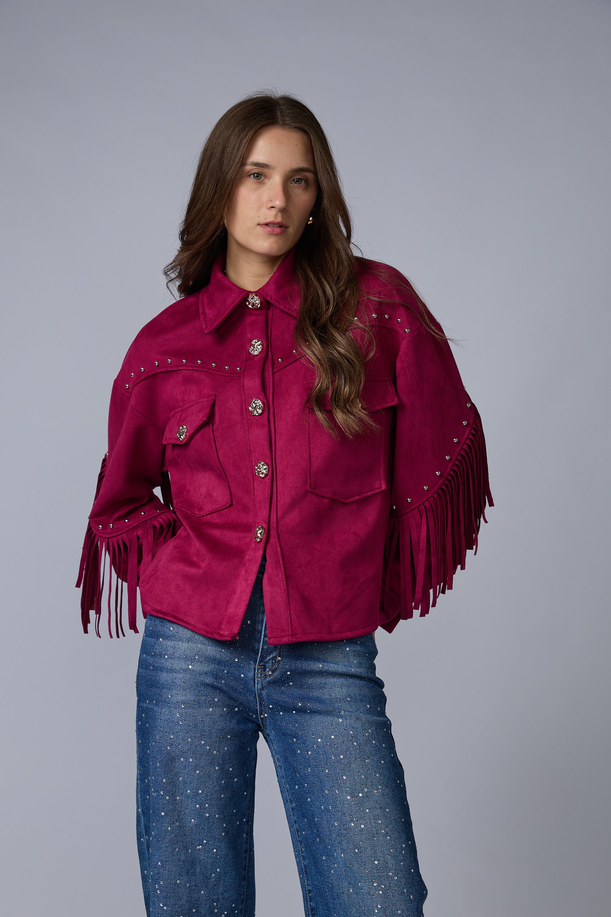 Chaqueta Flecos