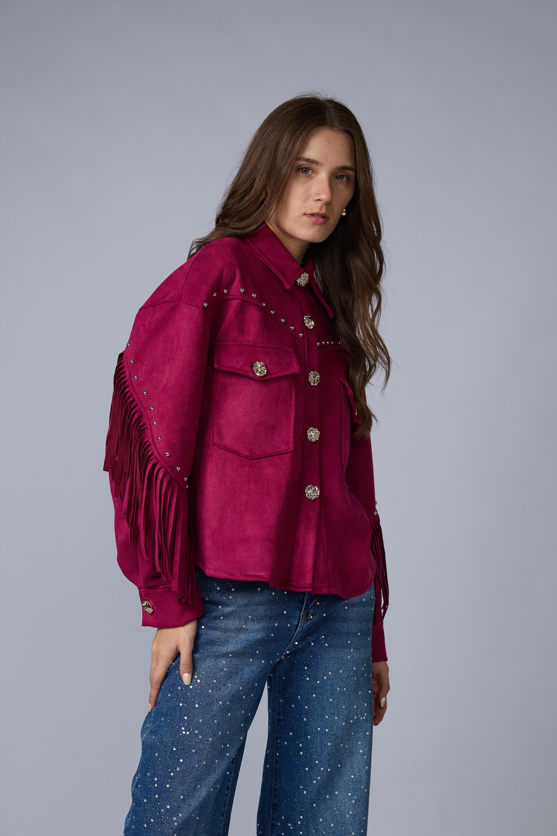 Chaqueta Flecos