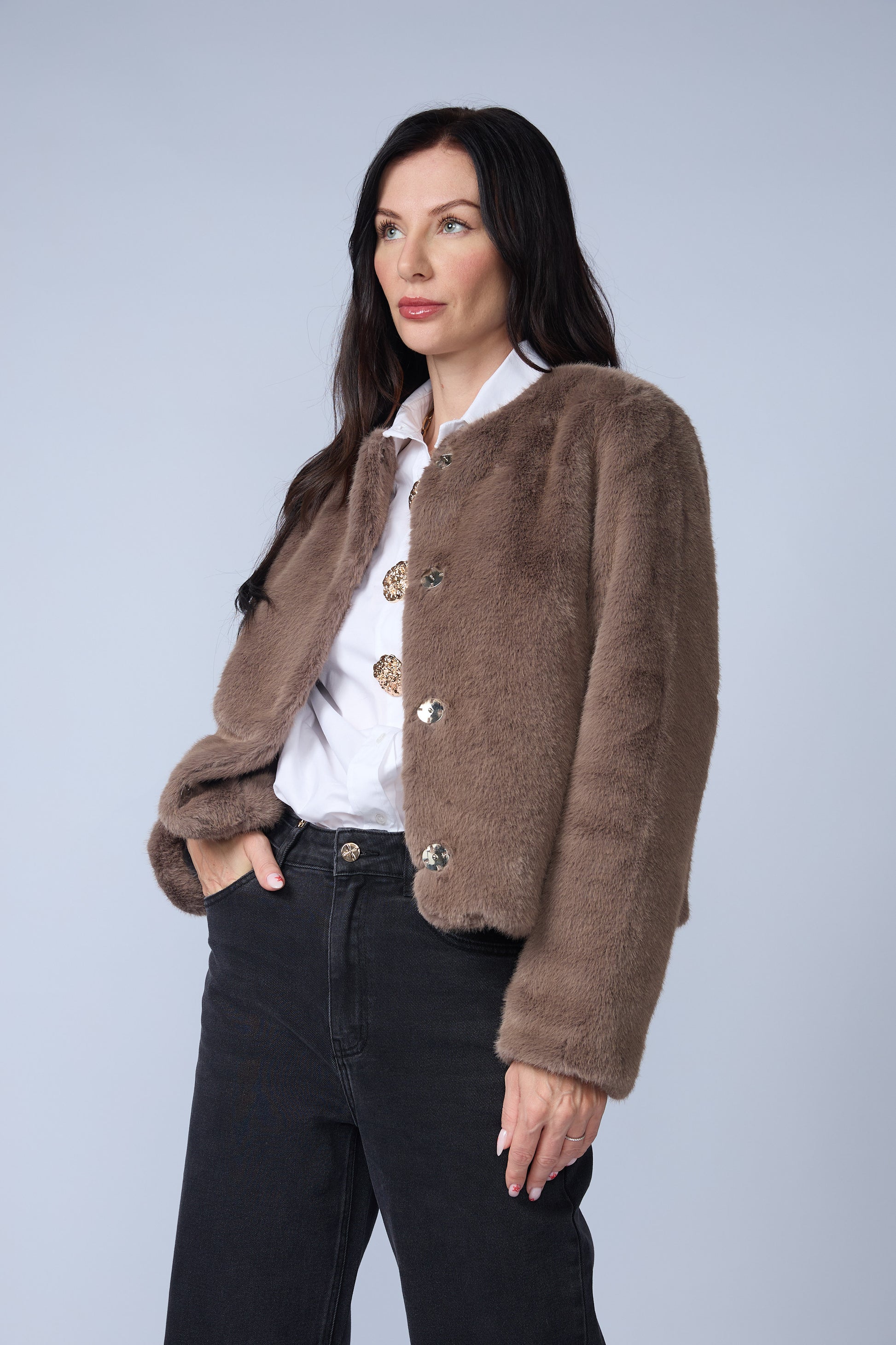 Chaqueta Fur Corta