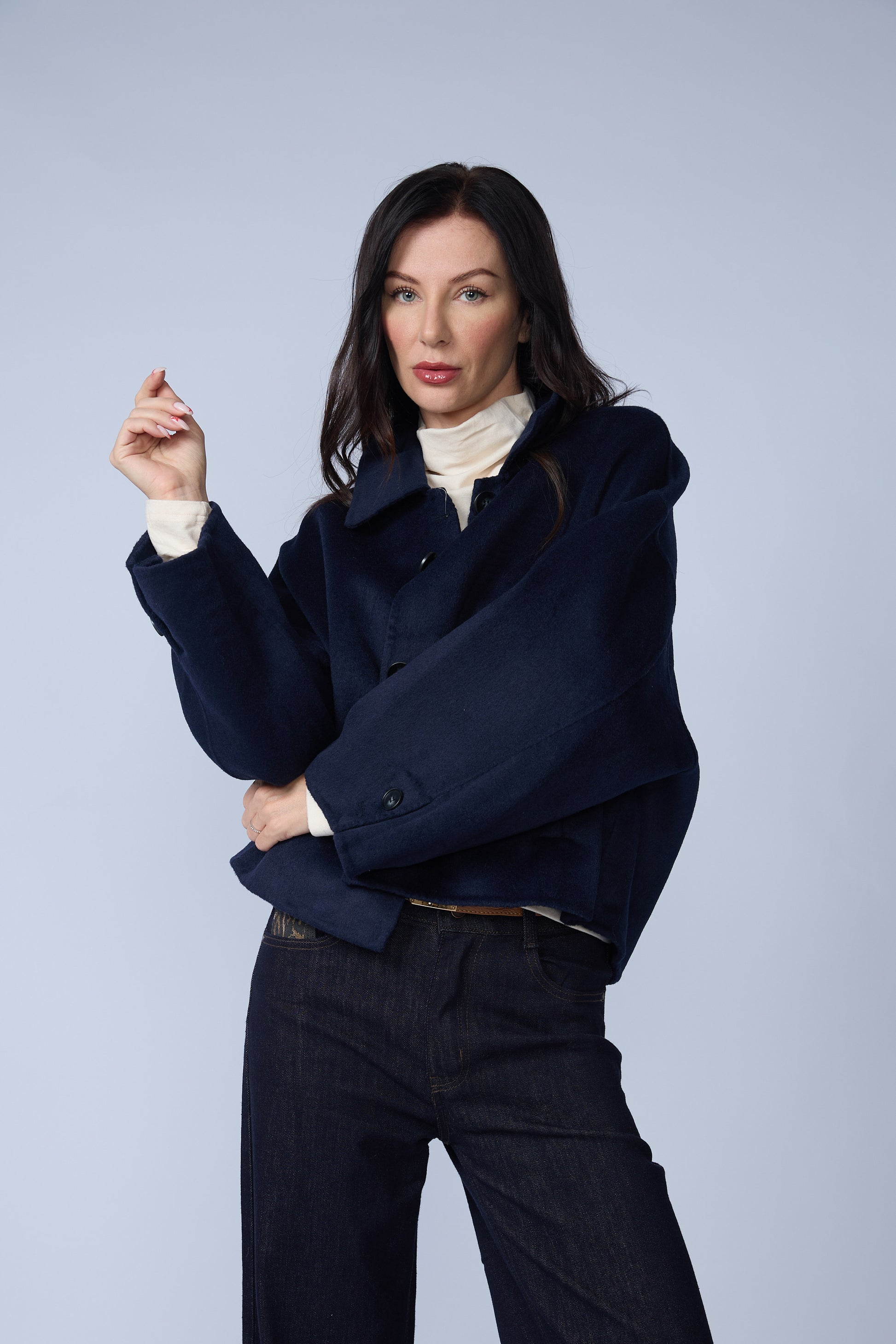 Chaqueta Paño Bolsillos