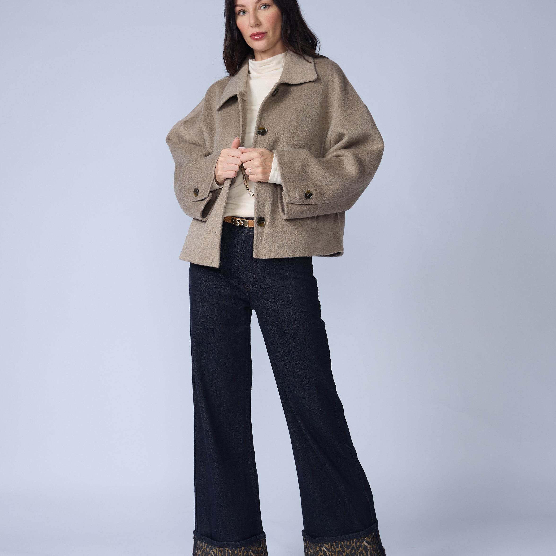 Chaqueta Paño Bolsillos