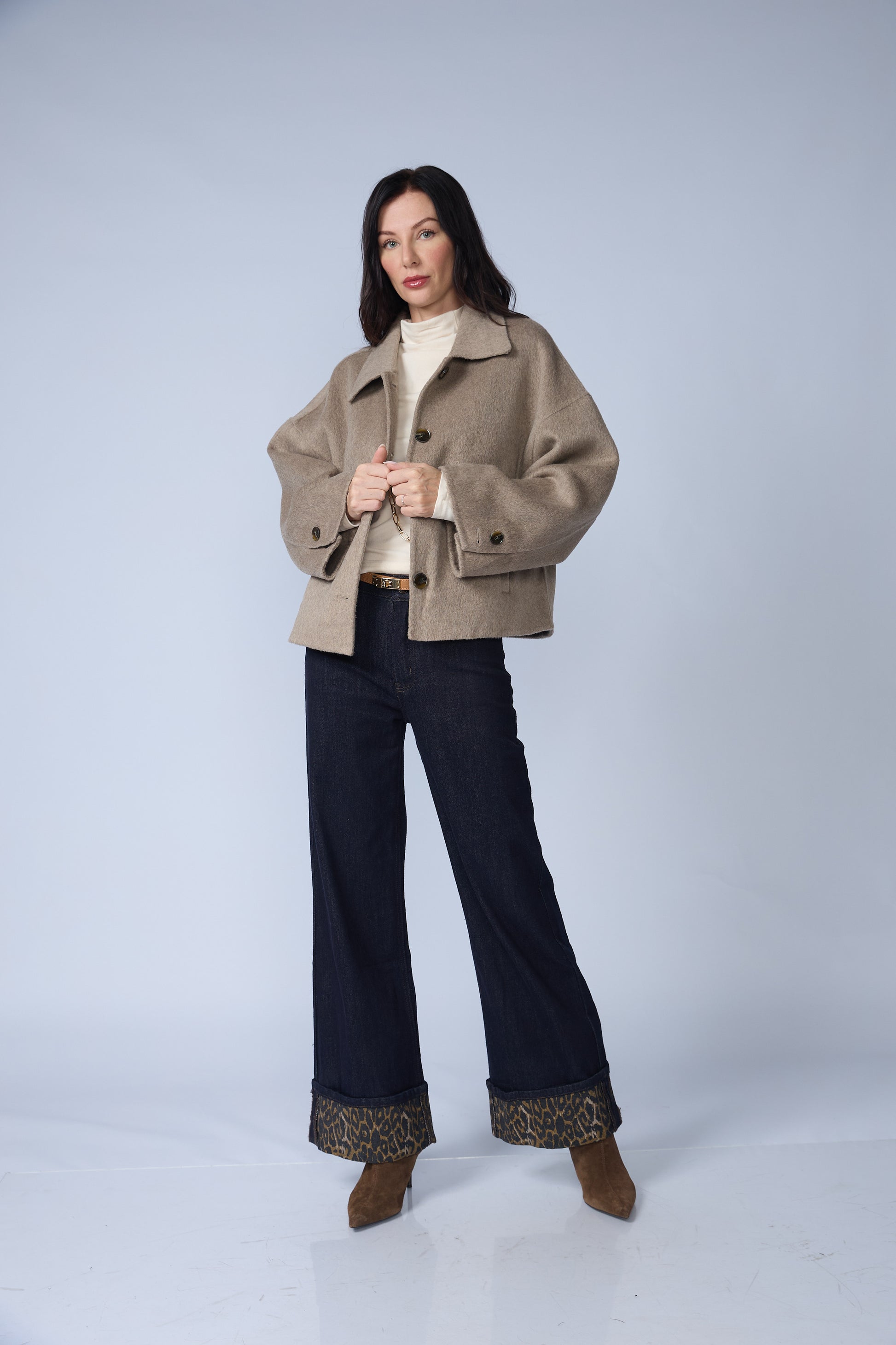 Chaqueta Paño Bolsillos
