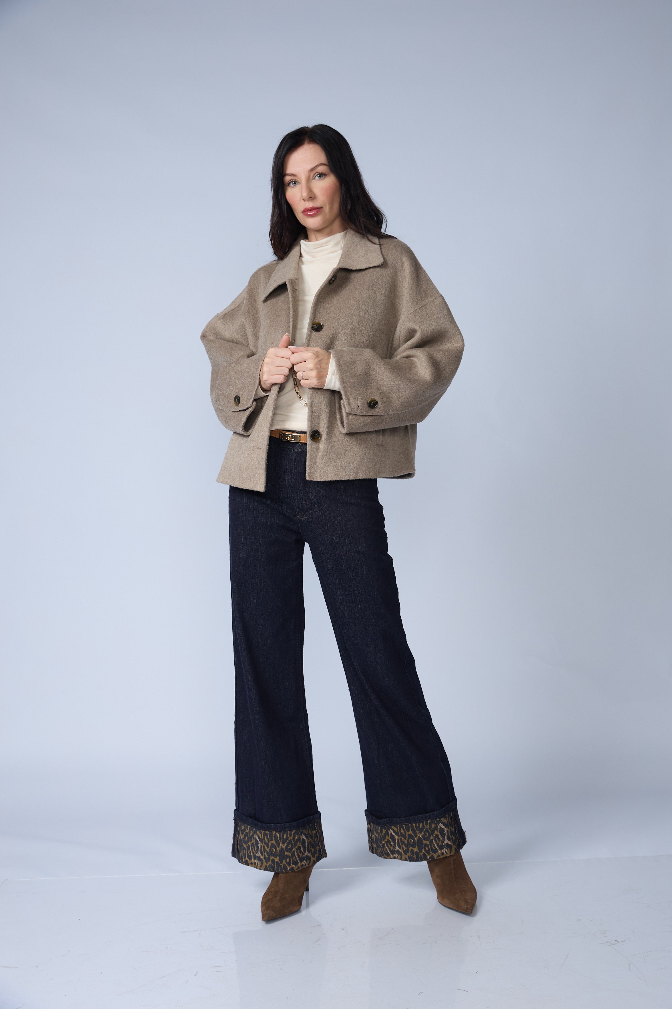 Chaqueta Paño Bolsillos