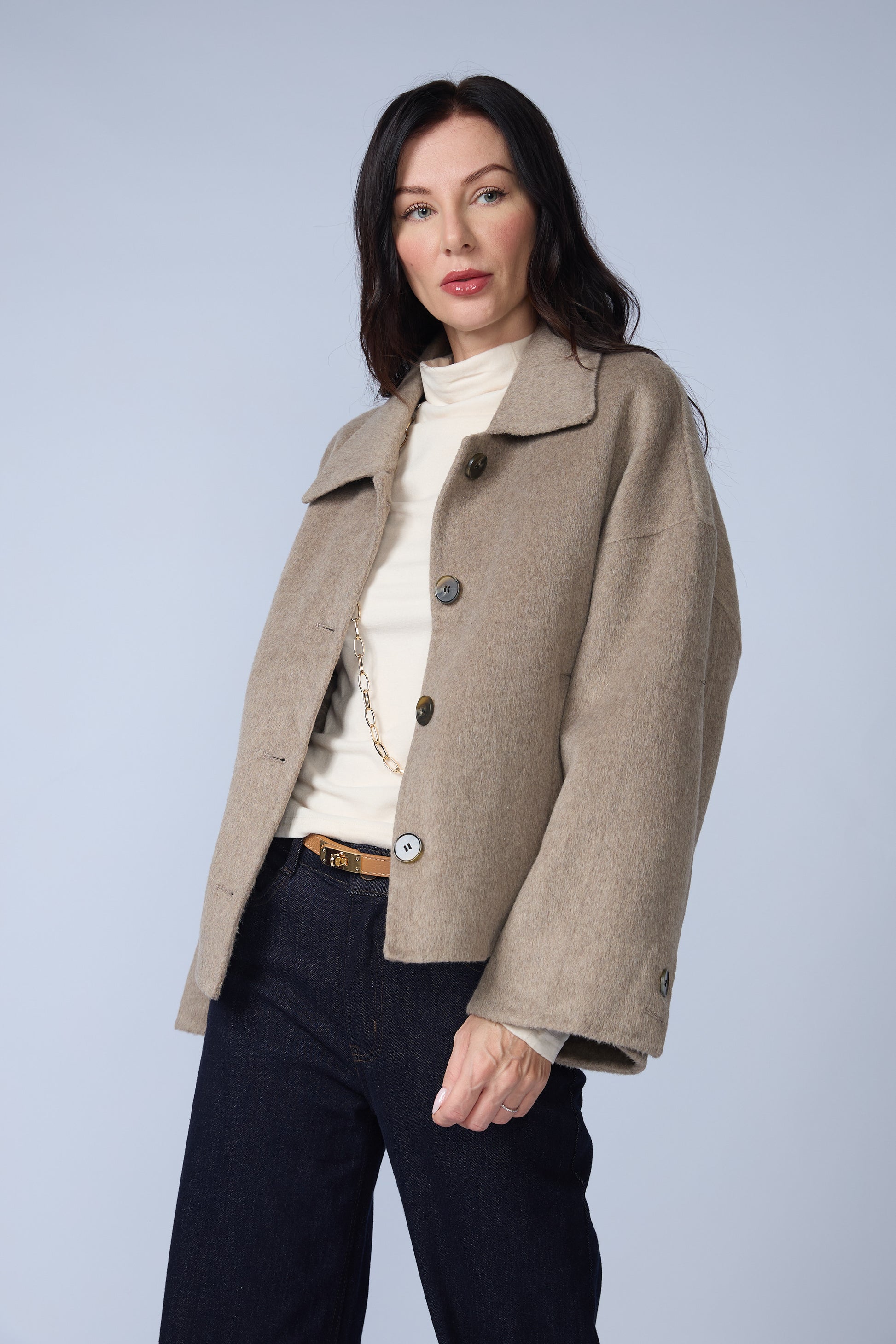 Chaqueta Paño Bolsillos