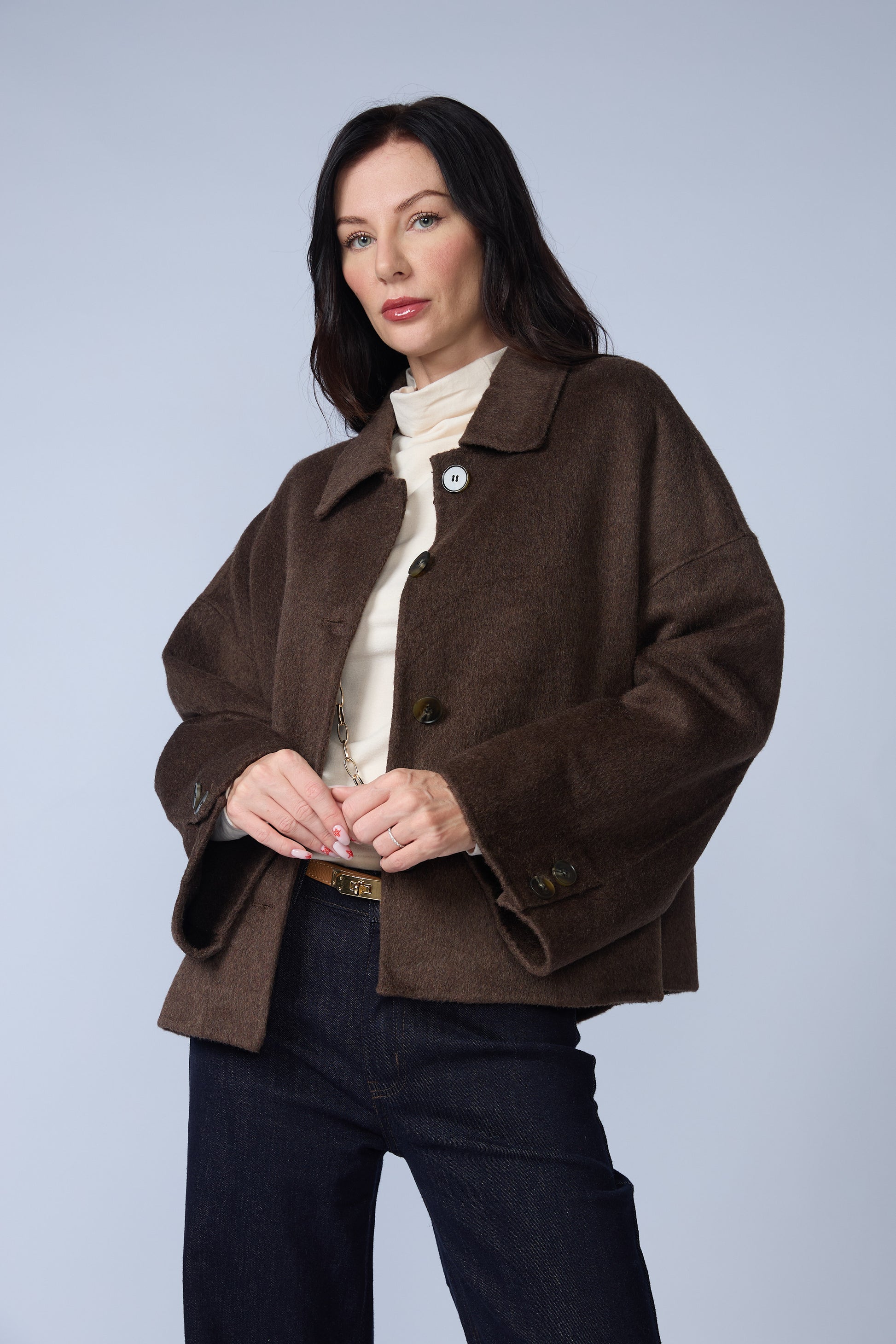 Chaqueta Paño Bolsillos