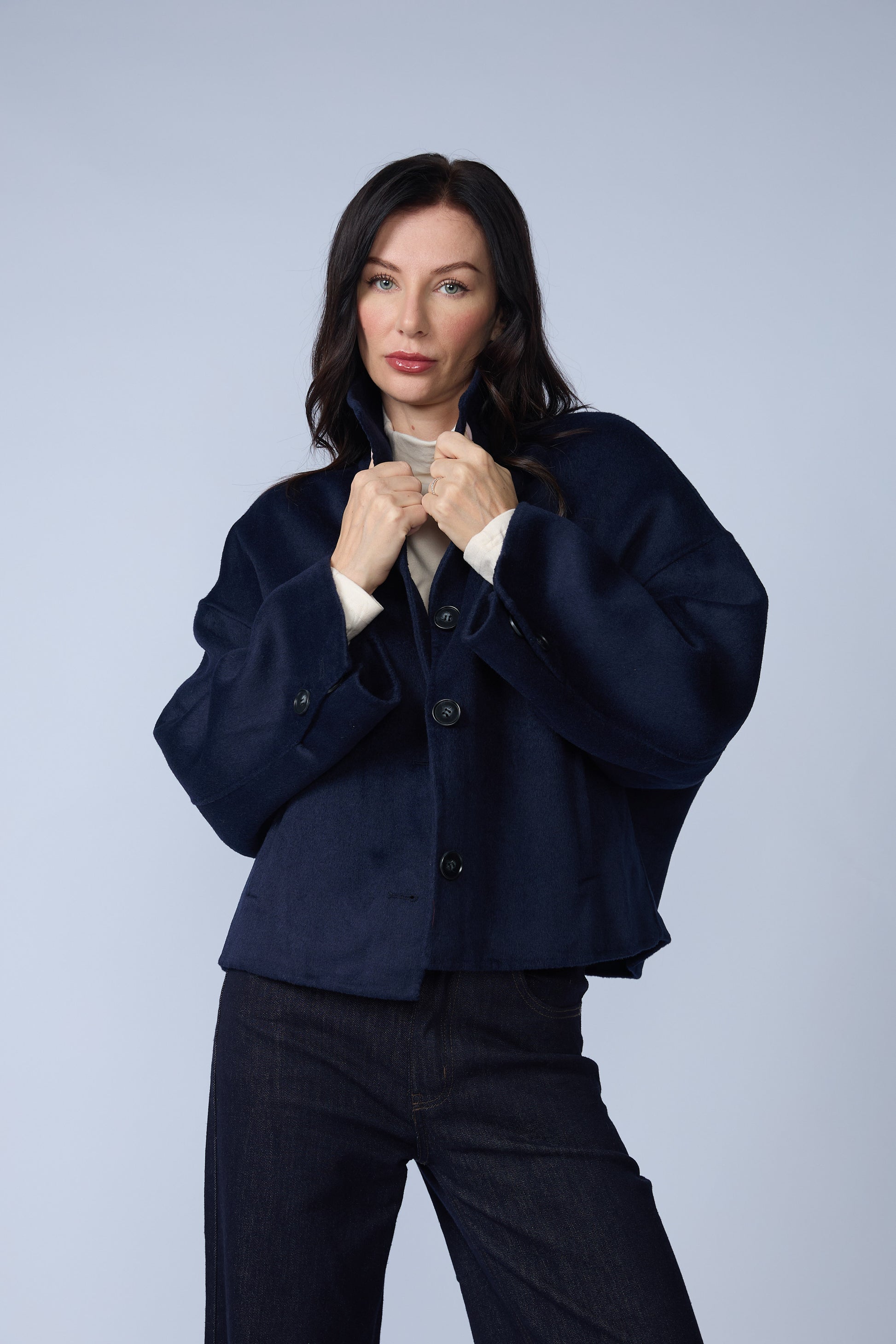 Chaqueta Paño Bolsillos