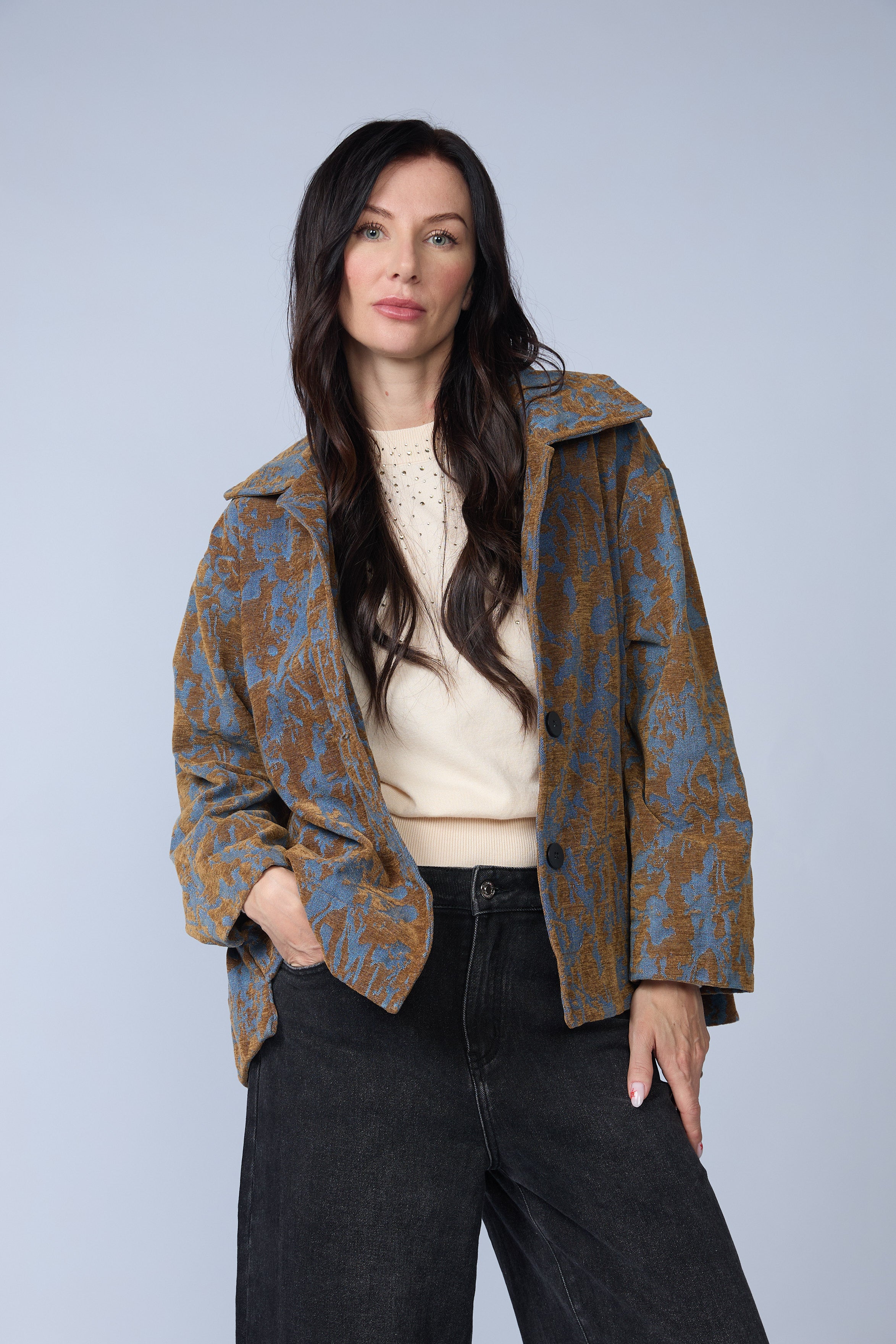 Chaqueta Velvet Labrada Bolsillos