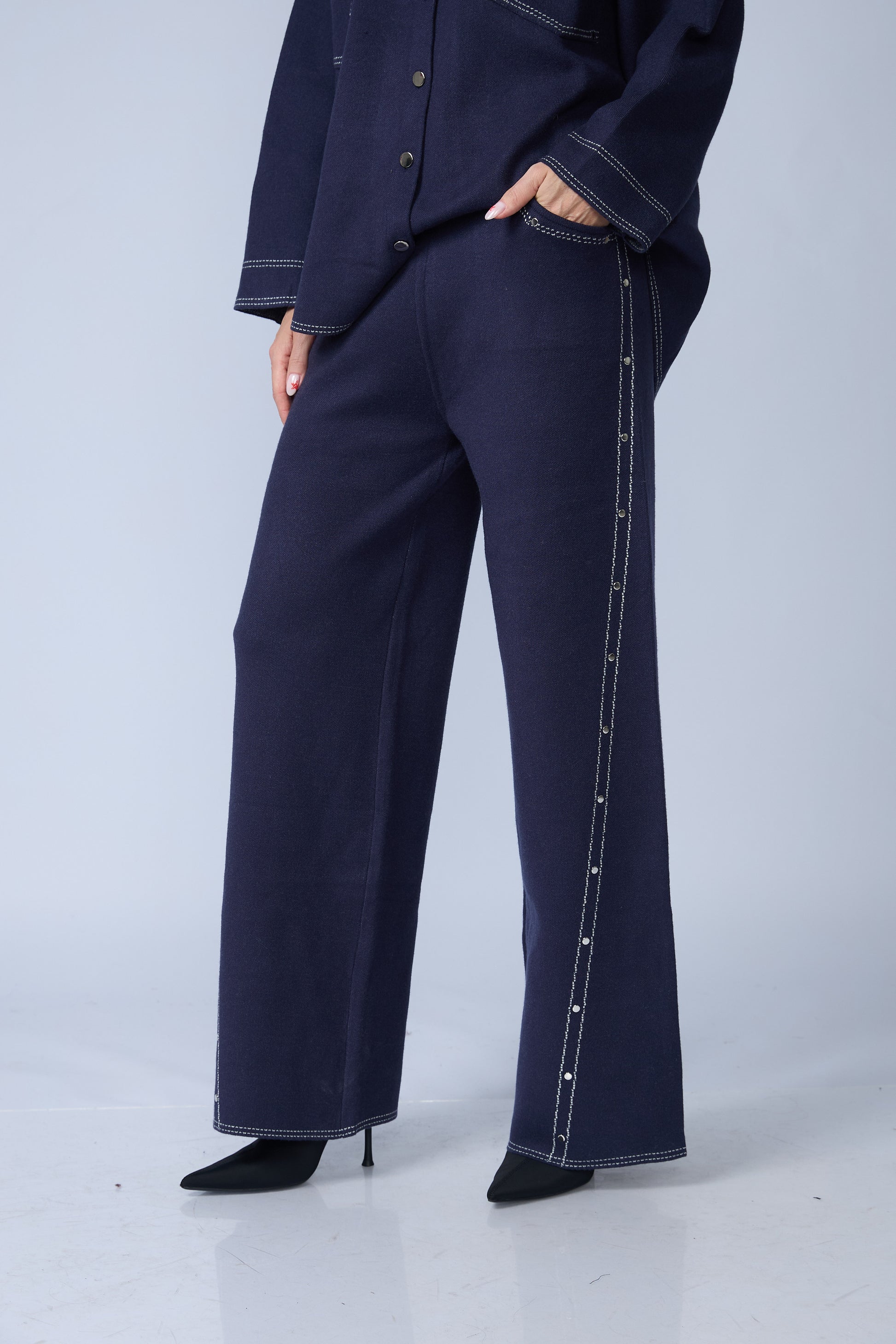 Set Chaqueta y Pantalon Pespunte
