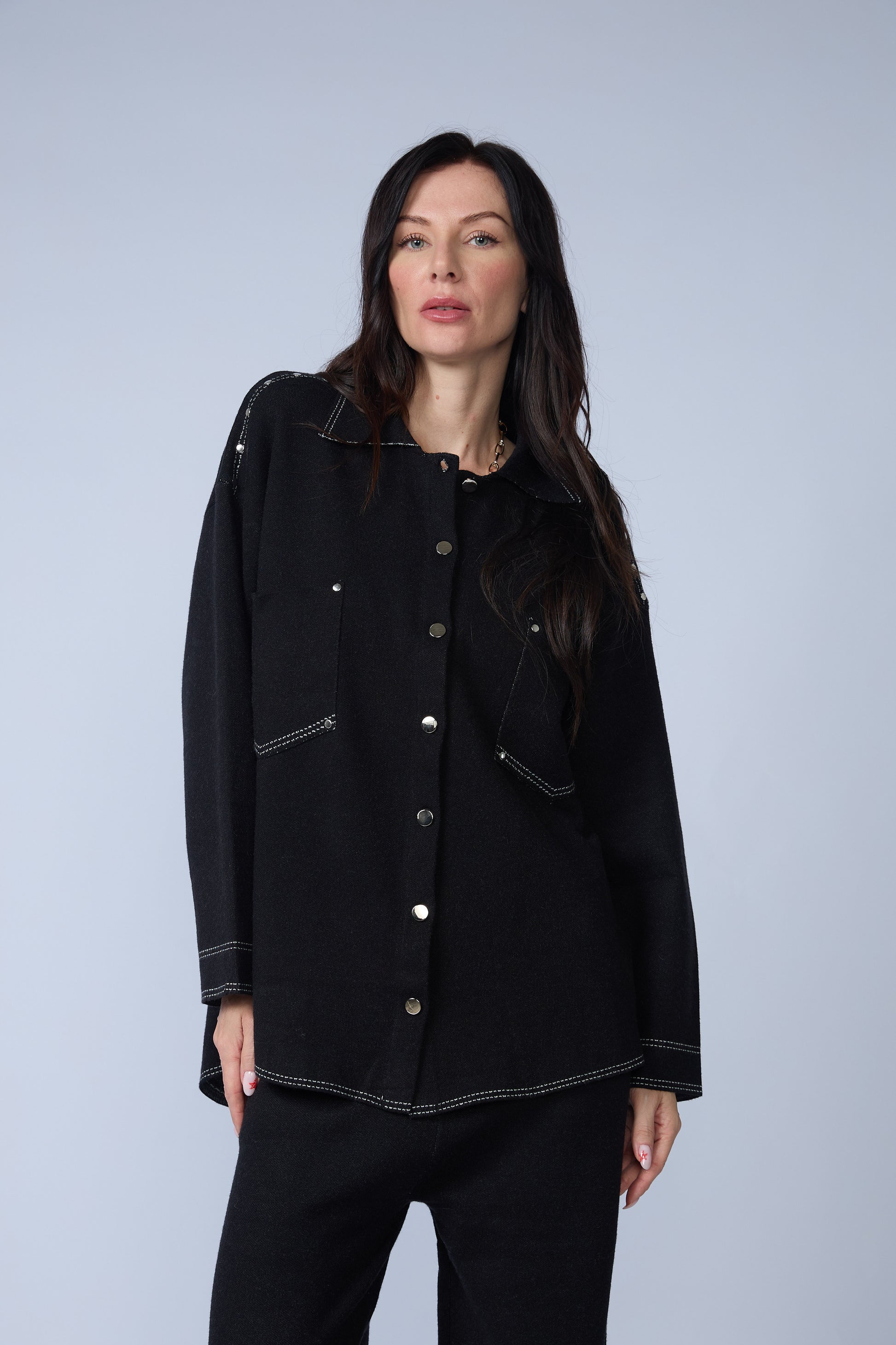 Set Chaqueta y Pantalon Pespunte