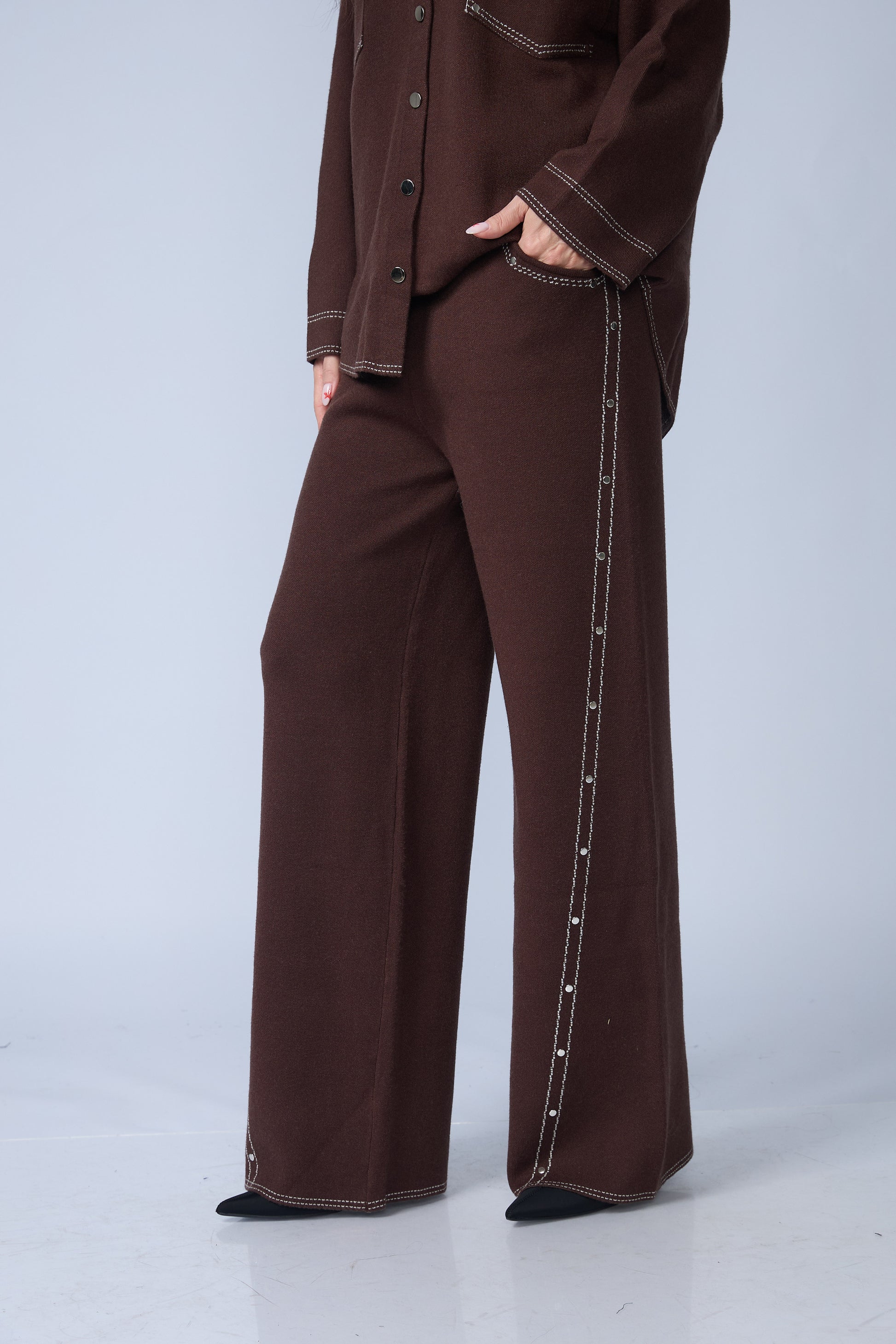 Set Chaqueta y Pantalon Pespunte