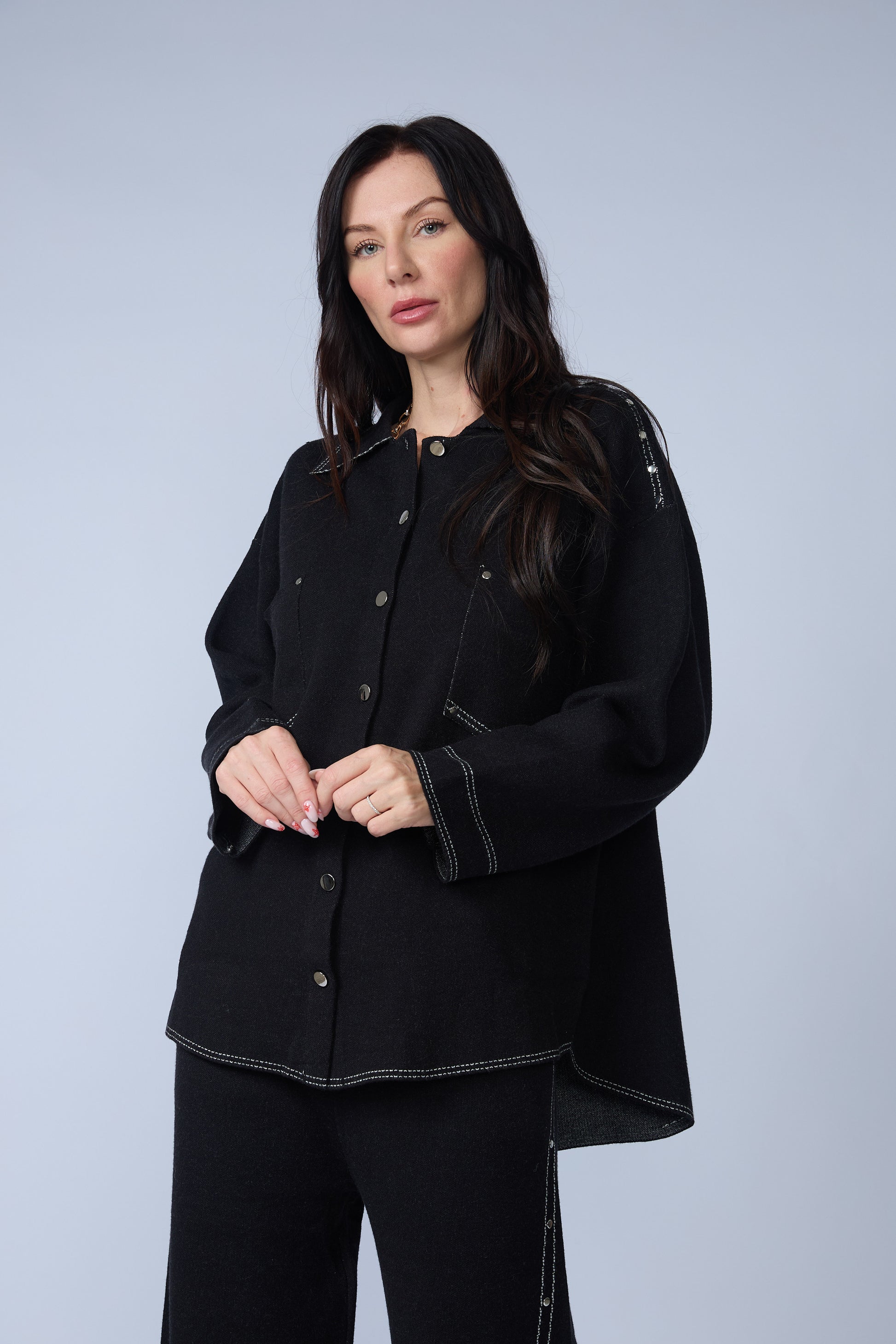 Set Chaqueta y Pantalon Pespunte