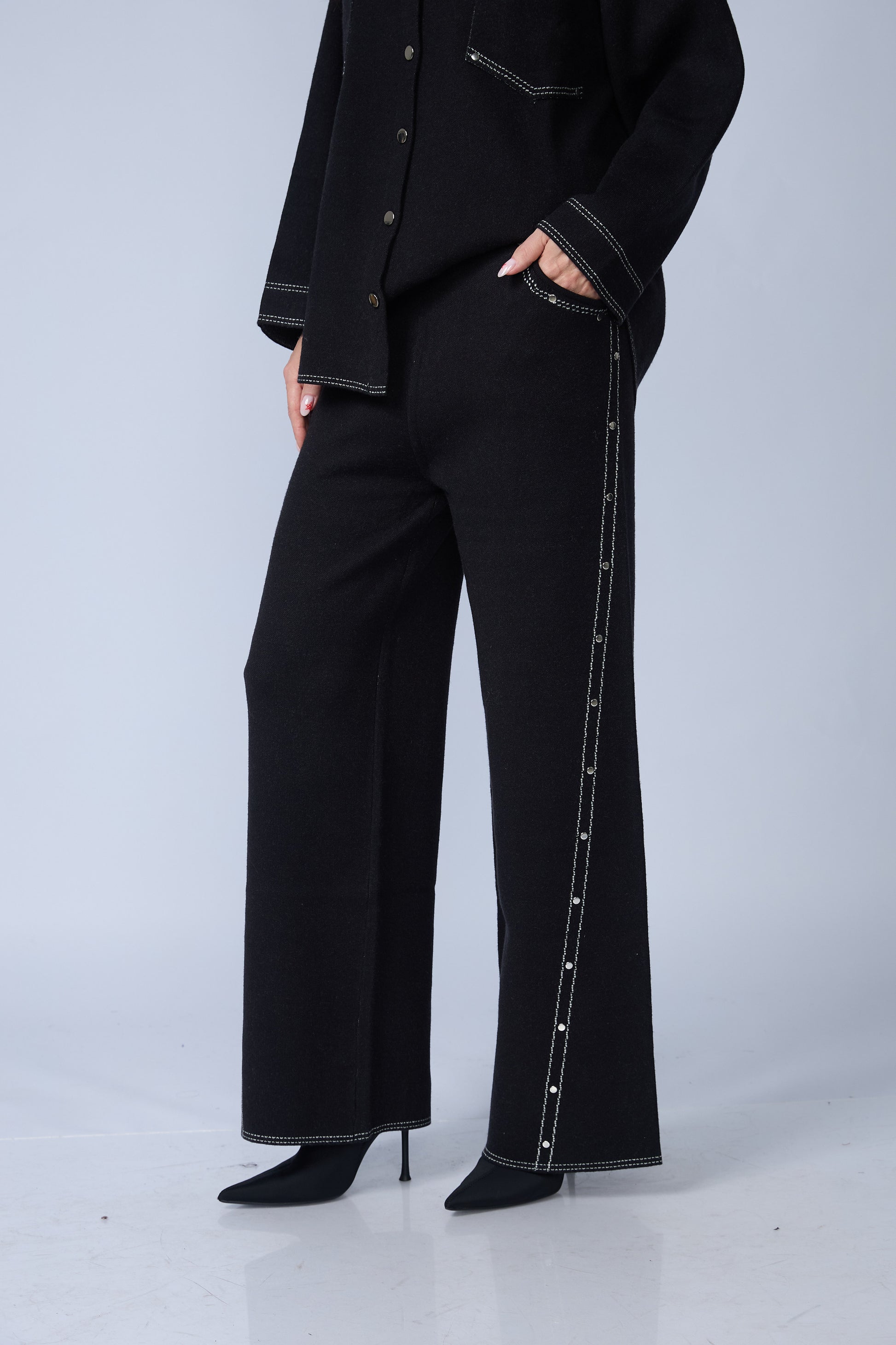 Set Chaqueta y Pantalon Pespunte
