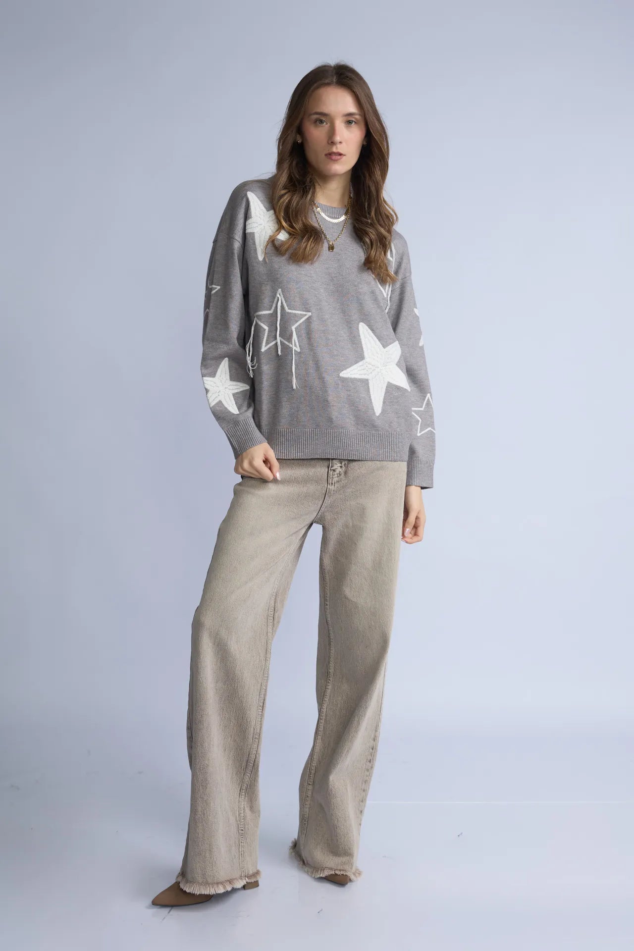 Chompa Estrellas Bordadas