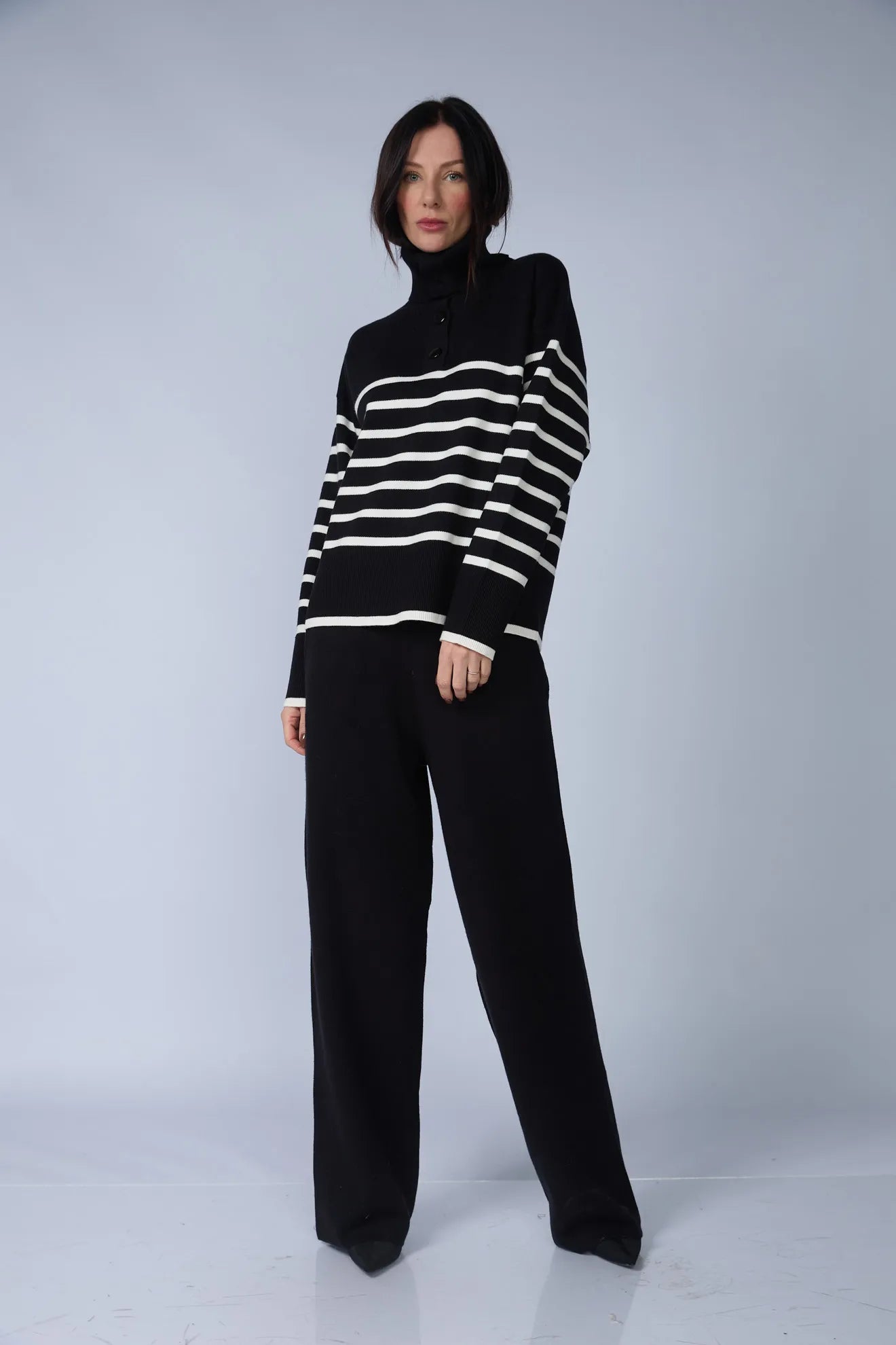 Conjunto Pantalon y Chompa Rayas