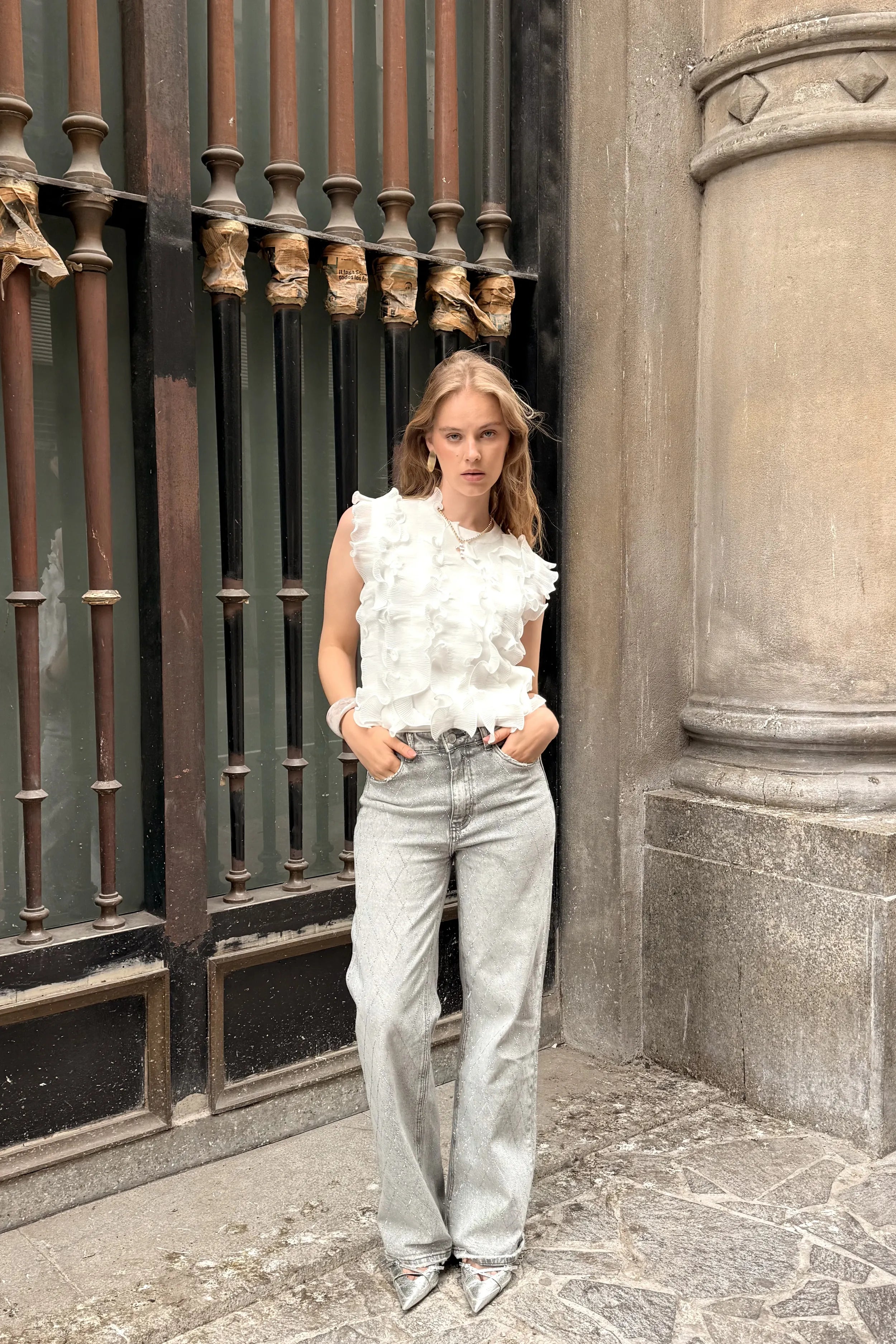 Denim Brillos Rombos