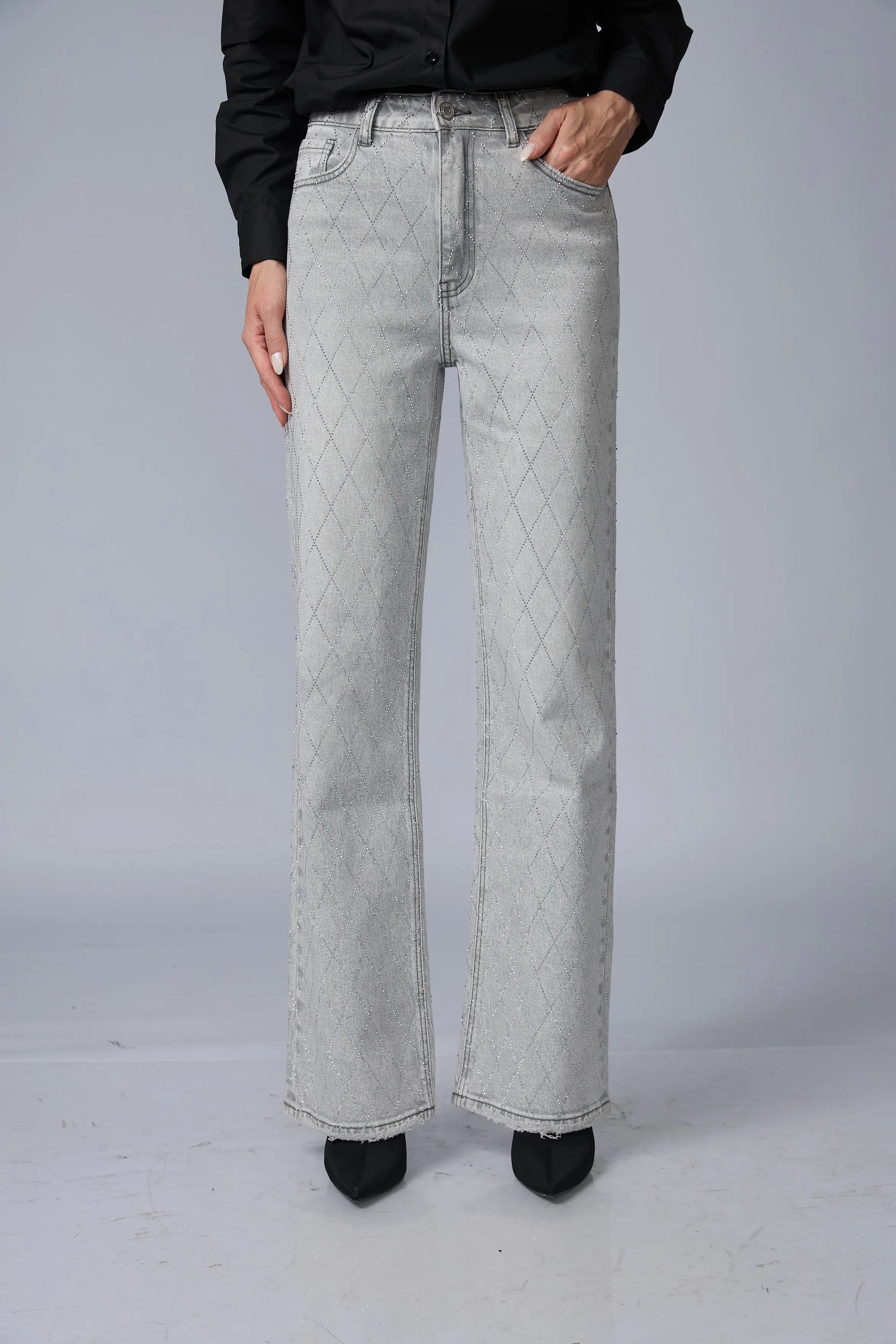 Denim Brillos Rombos