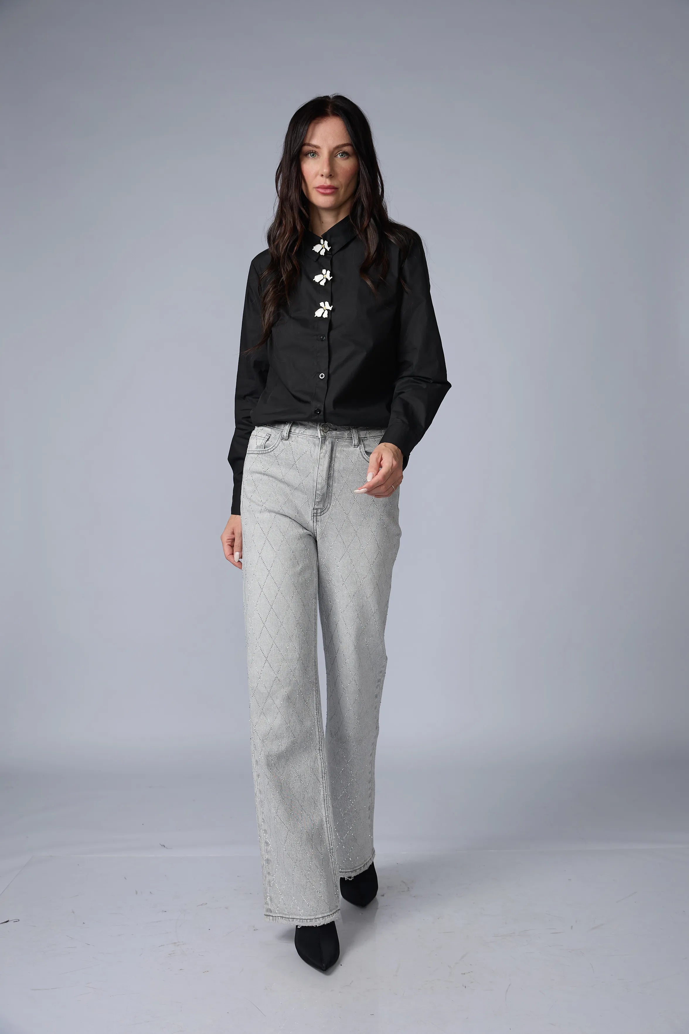 Denim Brillos Rombos