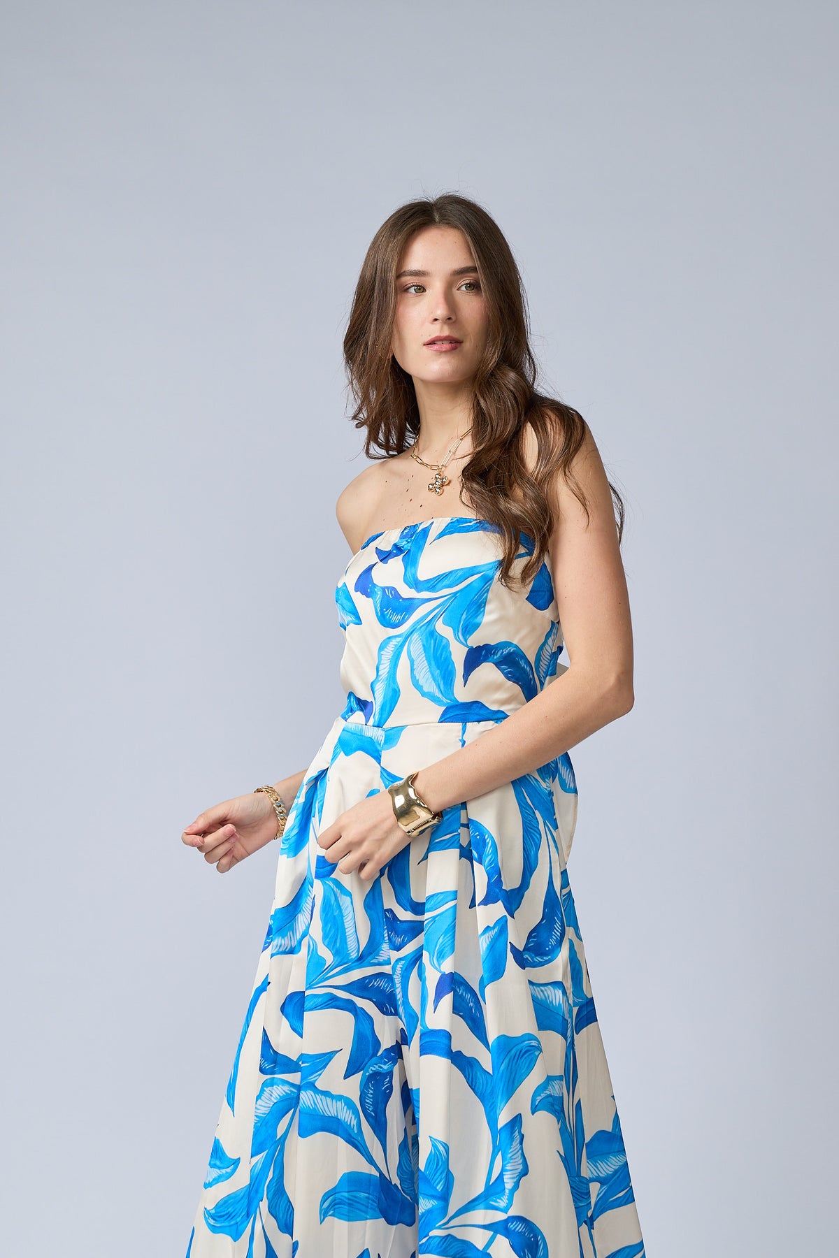 Enterizo Estampado Strapless